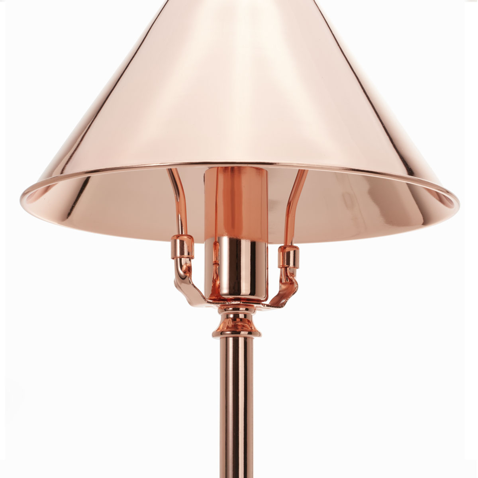 Compact Provence table lamp in copper