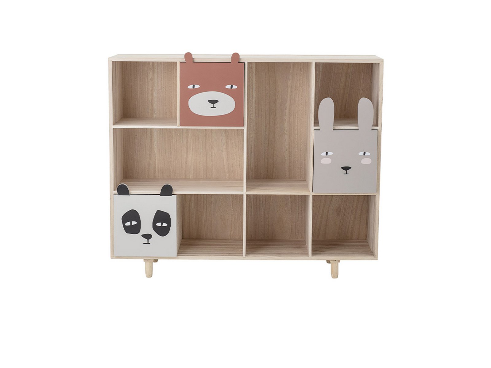 Calle Bookcase w/Drawers L107 Paulownia Nature - Bloomingville