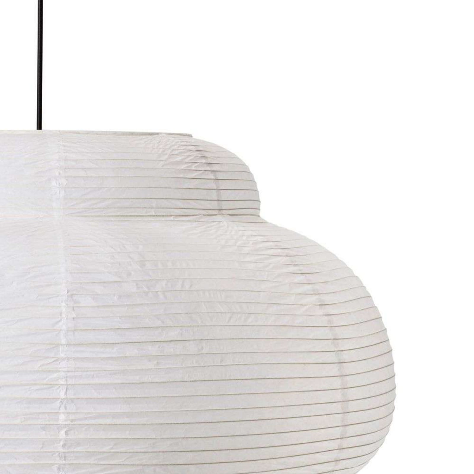 Papier Single Pendel Ø52 White Made By Hand - Spisestue - Papir / karton billede