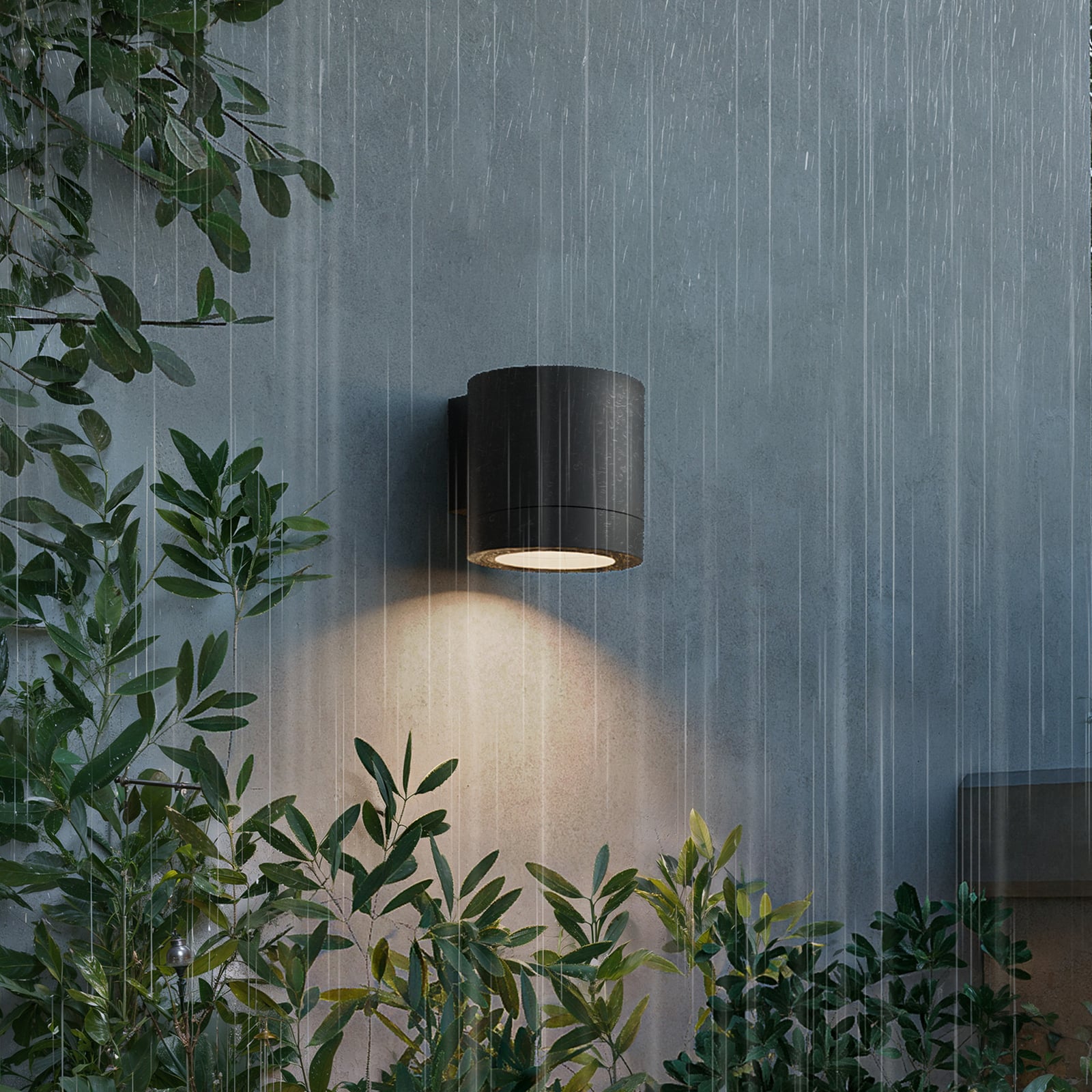 Philips Fylx kültéri fali lámpa, fekete, fém, IP44, GU10 Philips Fylx kültéri fali lámpa, fekete, fém, IP44, GU10