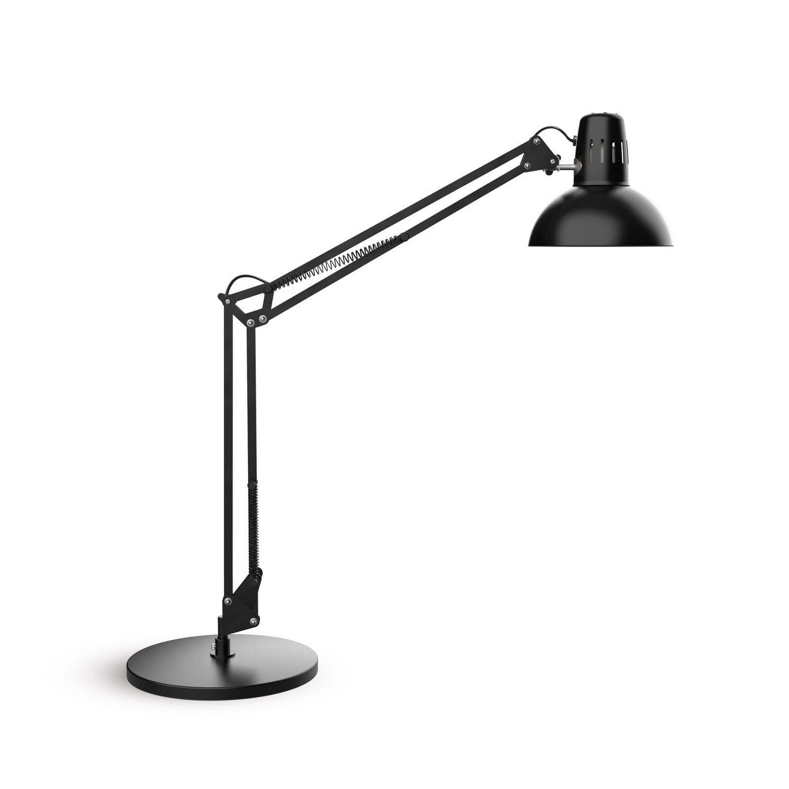 LED-Schreibtischleuchte MAULstudy, schwarz, Stahl, 49 cm,E27 günstig online kaufen