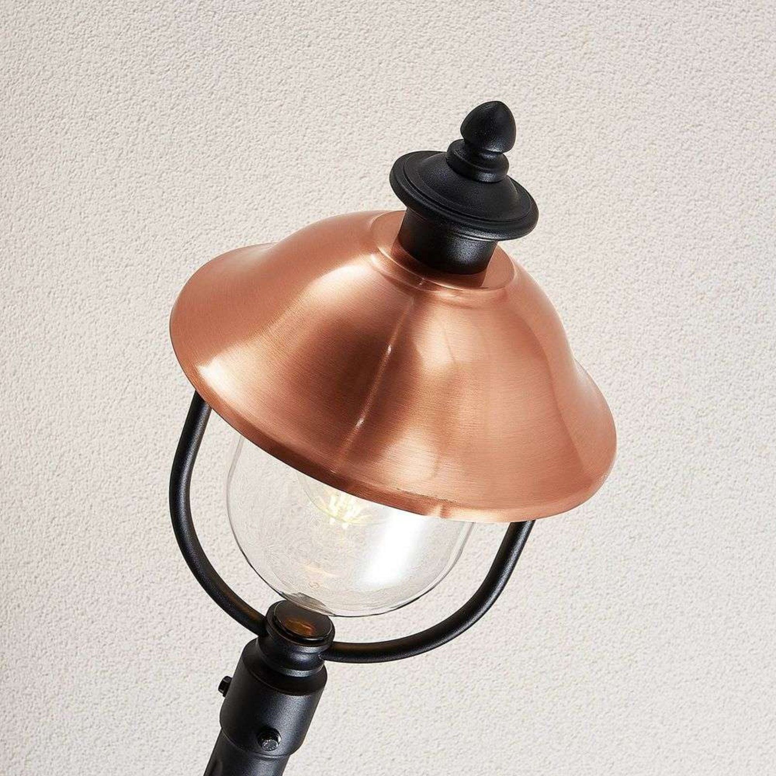 Clint Lampă de Grădină de Exterior Copper/Black - Lindby