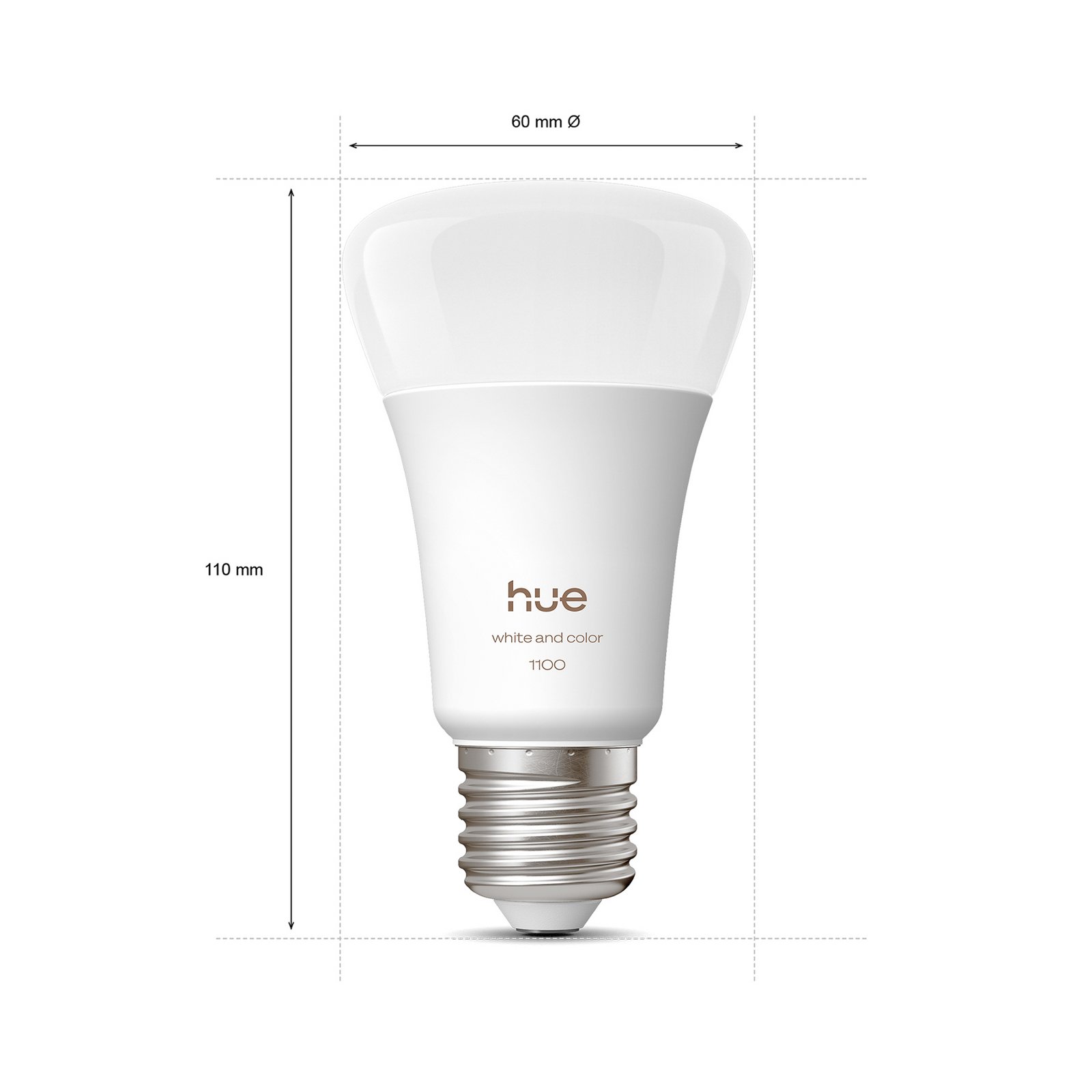 Philips Hue WACA Smart E27 LED 8,1 W 1100 lm CCT RGB 2-pack