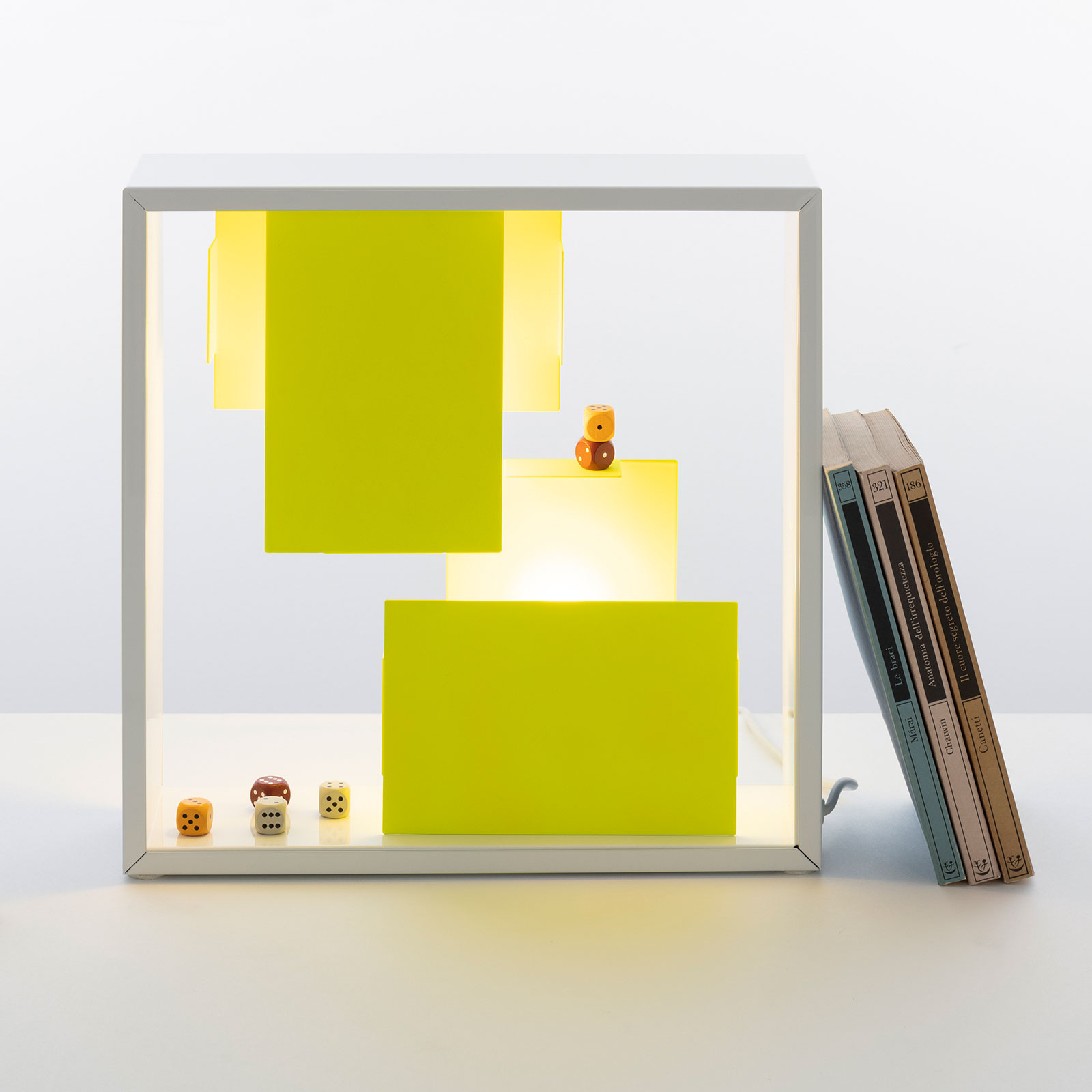 Artemide Fato Bicolor wall light white/yellow