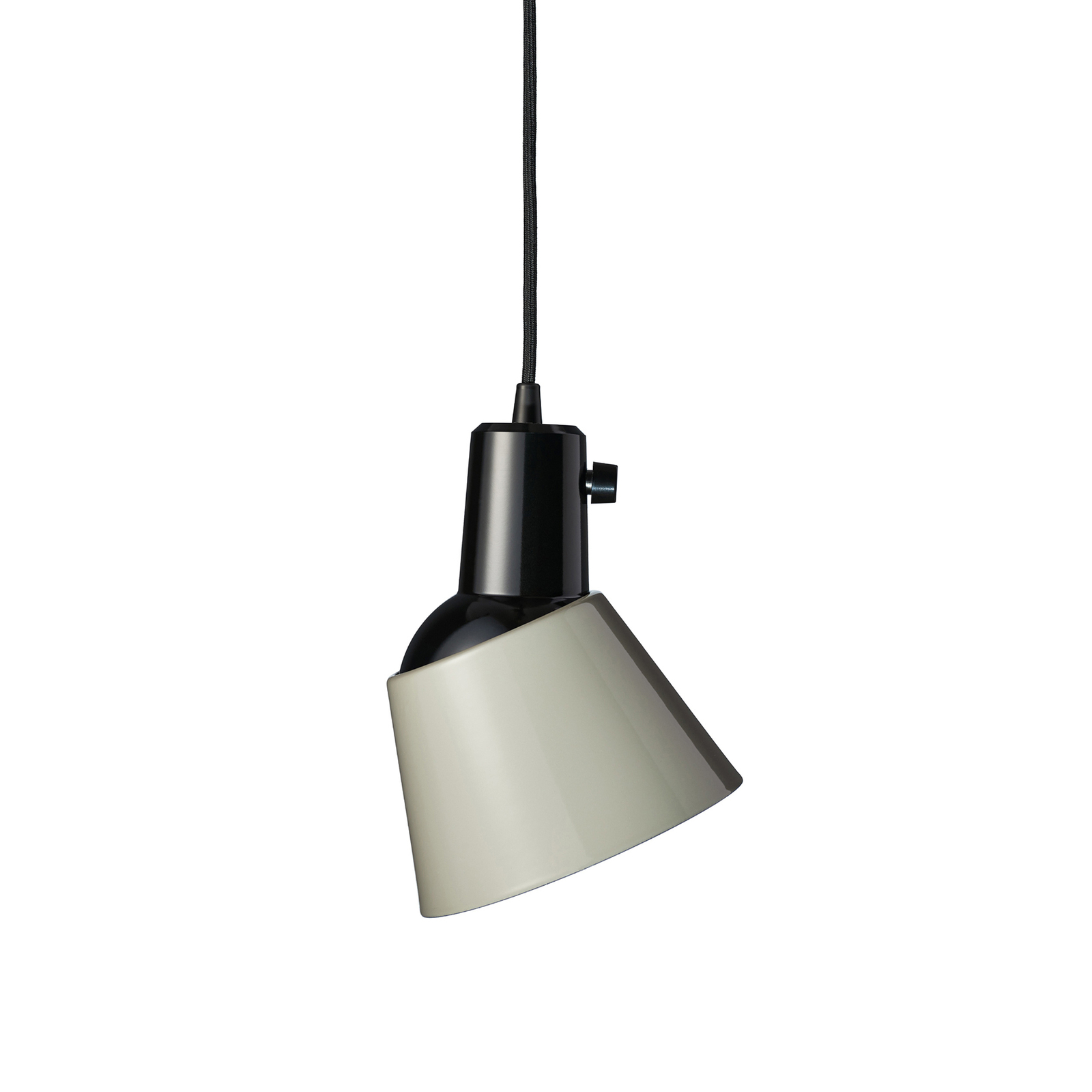 midgard K831 pendant light, enamelled concrete grey
