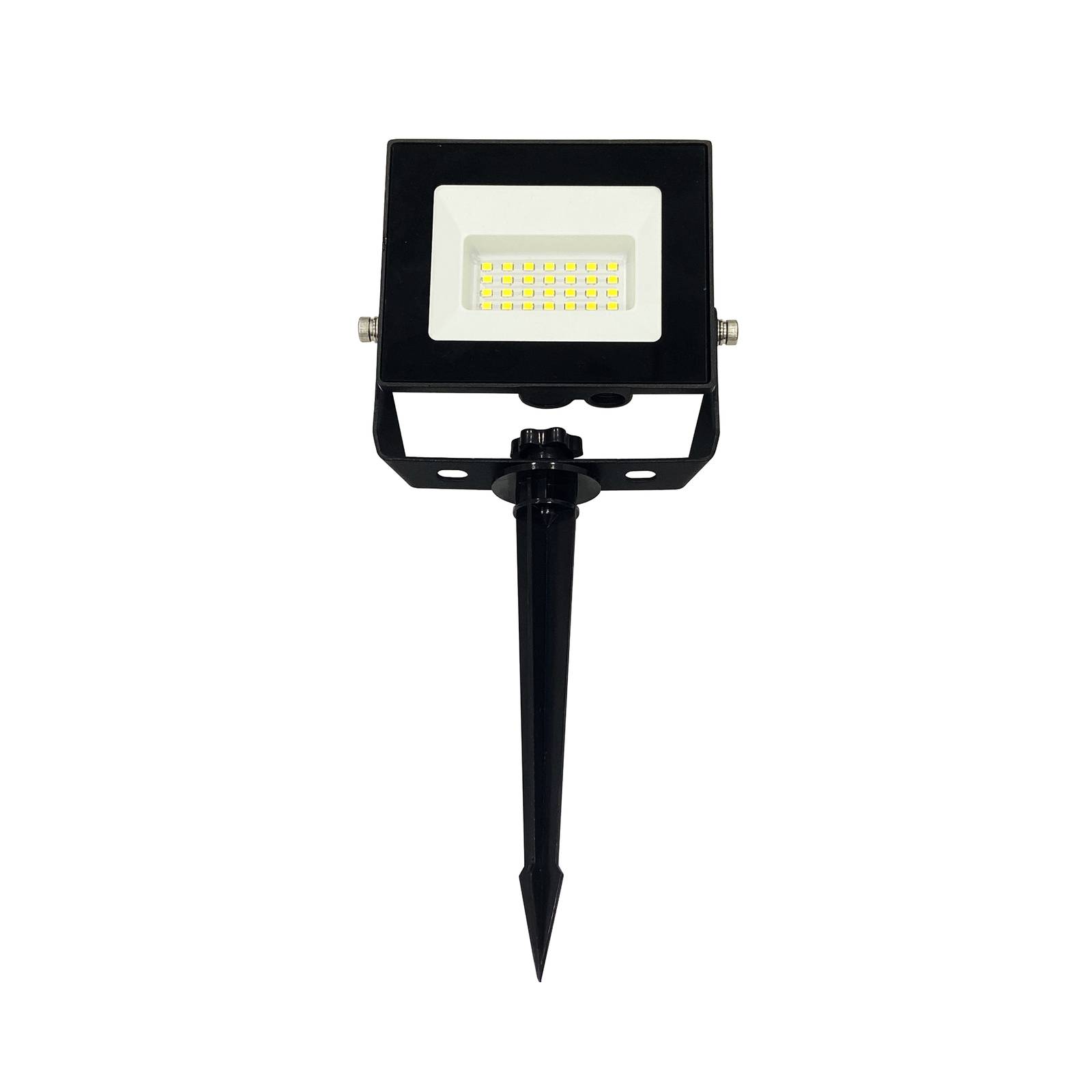 Heitronic LED-Flutlichtstrahler Bolton 2.0, 20 W, Erdspieß, Stecker