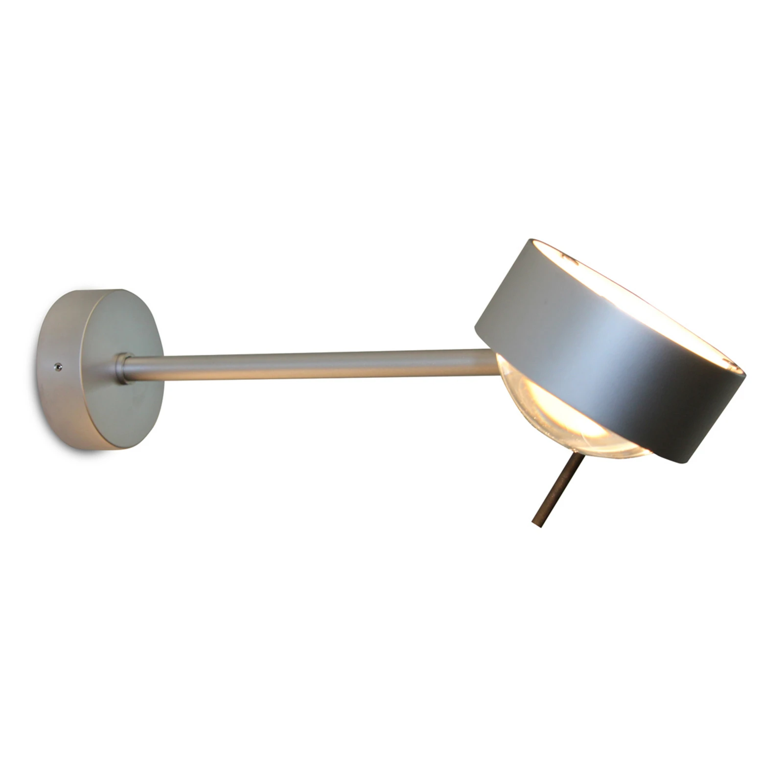 Aplică de perete PUK SIDES, 1 bec 30 cm crom mat