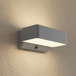 Applique d'extérieur LED Lindby Fando, anthracite, avec capteur, IP44