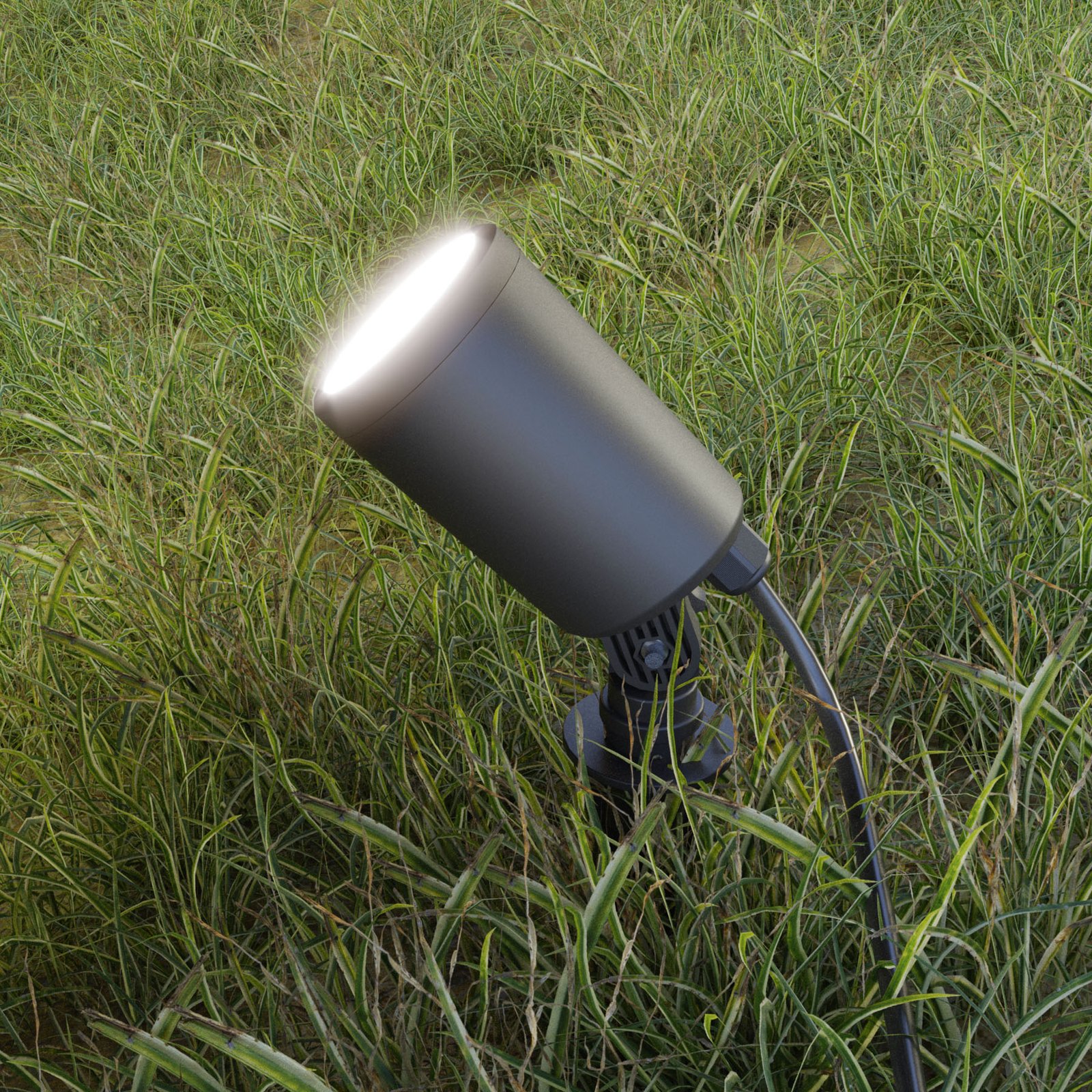Градински прожектор Hama WLAN, забит в земята, IP65, RGBW, с възможност за