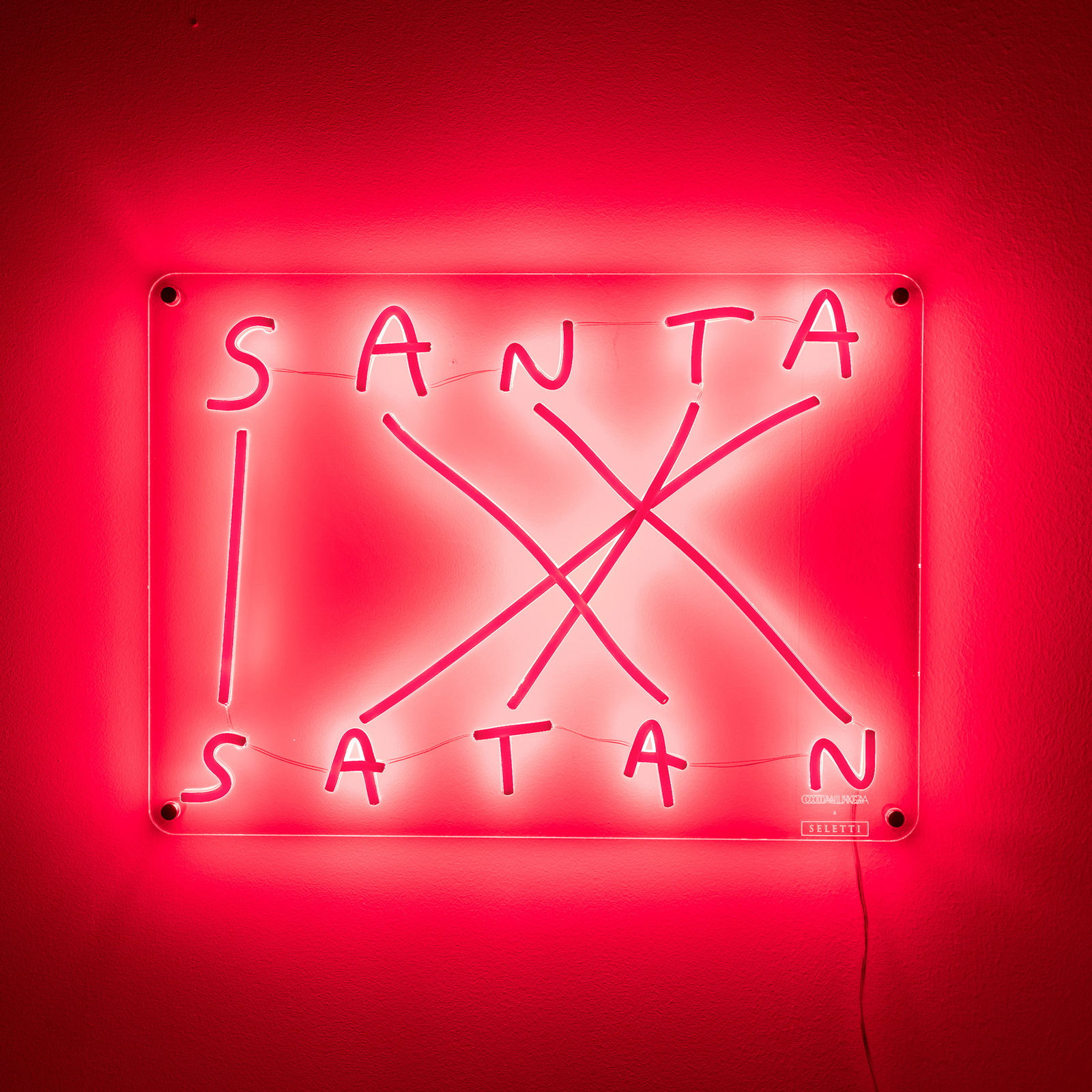 Santa-Satan LED-Sign - Seletti