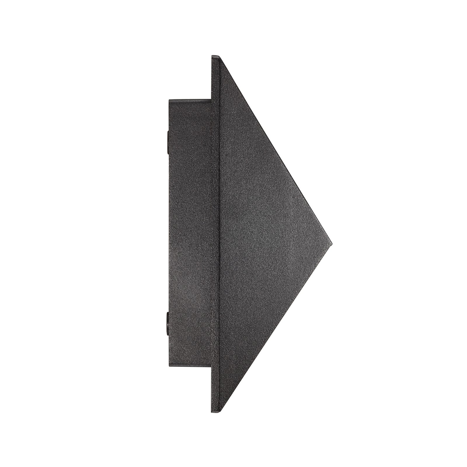 Außenwandleuchte Pontio 15, Breite 15 cm, schwarz