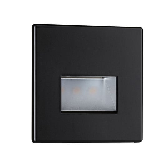 EDGE lámpara de pared LED empotrable negro mate - Paulmann
