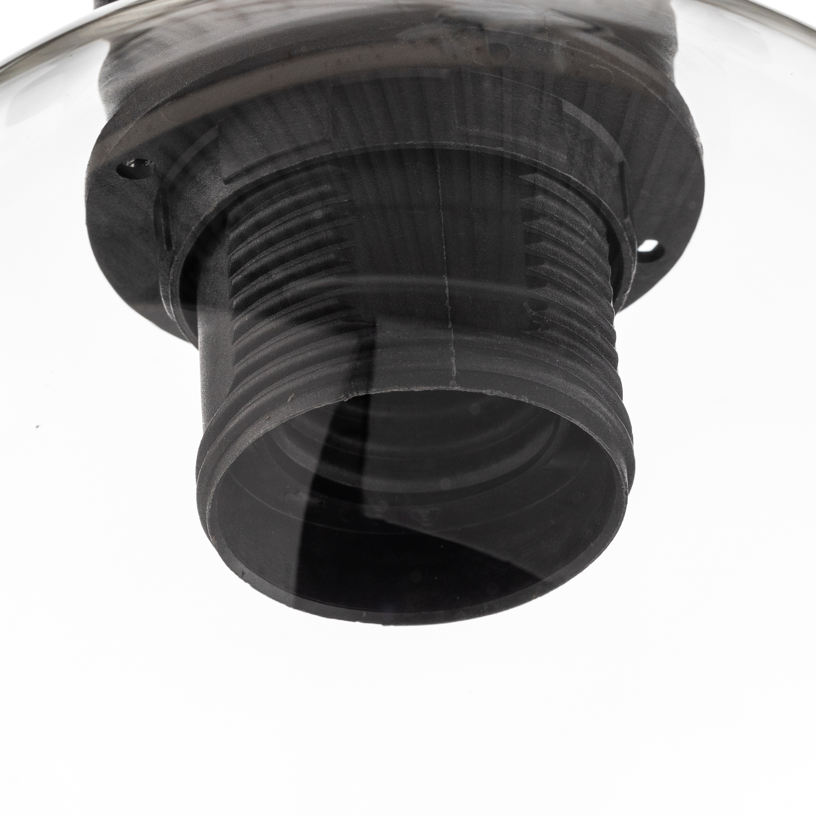 Applique Lukka, à une lampe, noire/transparente