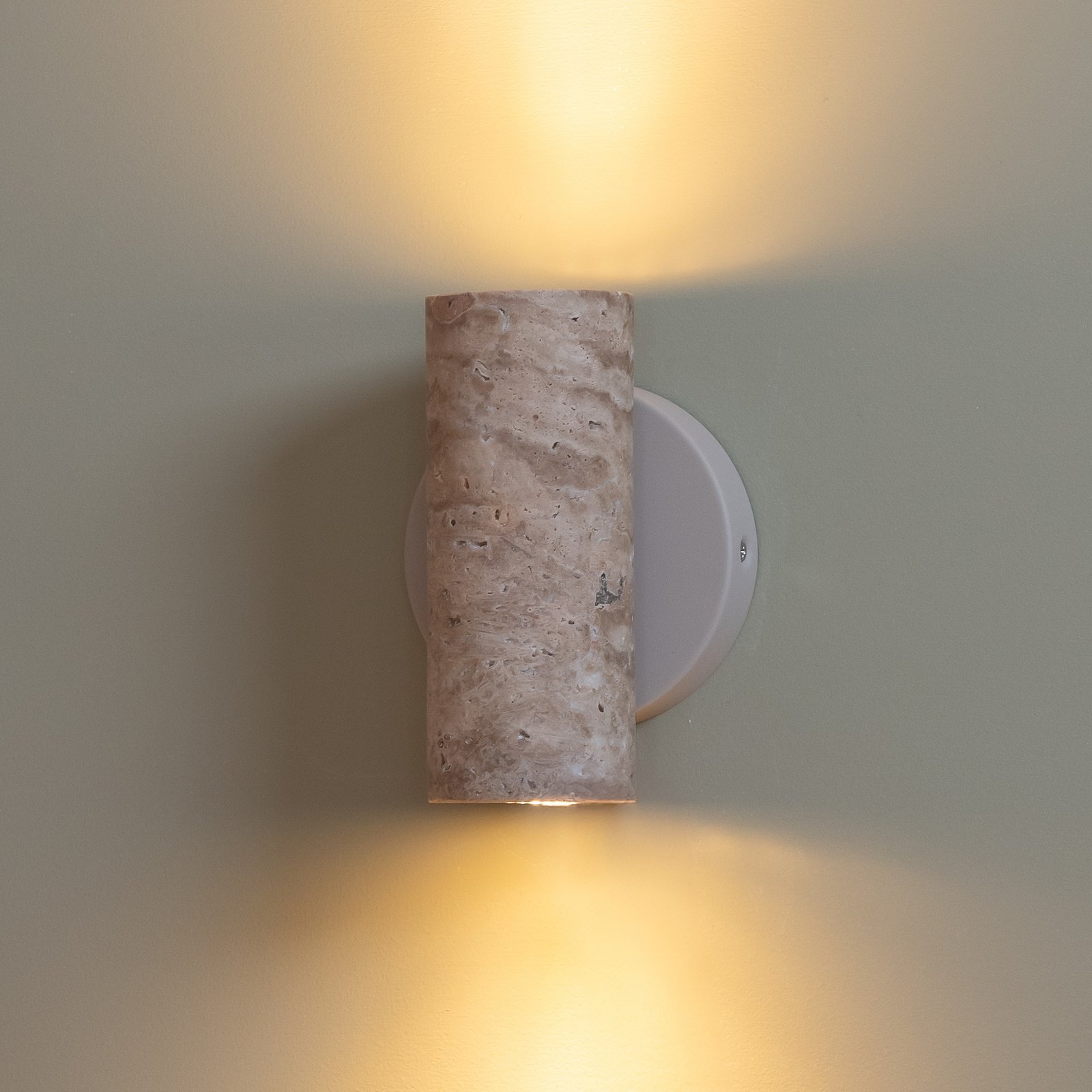 IT'S ABOUT ROMI Wandlampe Tivoli, sandfarben, Stecker, 17 cm