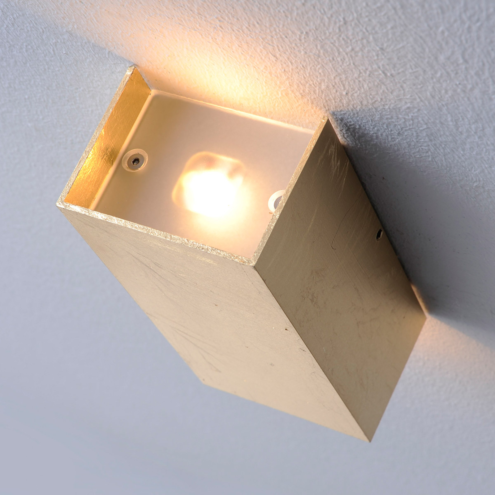 Rothfels Mira LED nástěnné světlo, zlatá, 7 cm