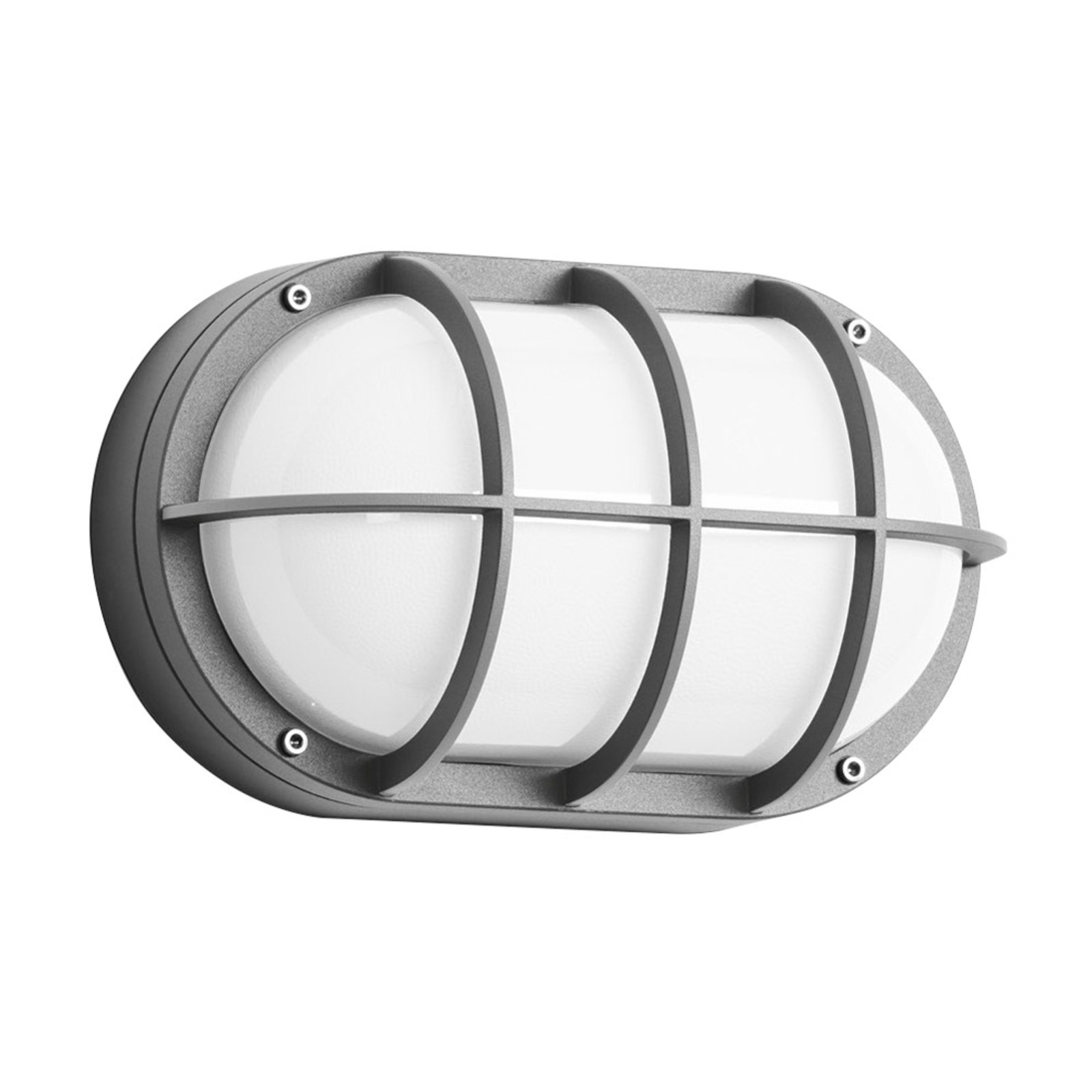 BEGA 22835 udendørs LED-væglampe E27 30x18cm sølv