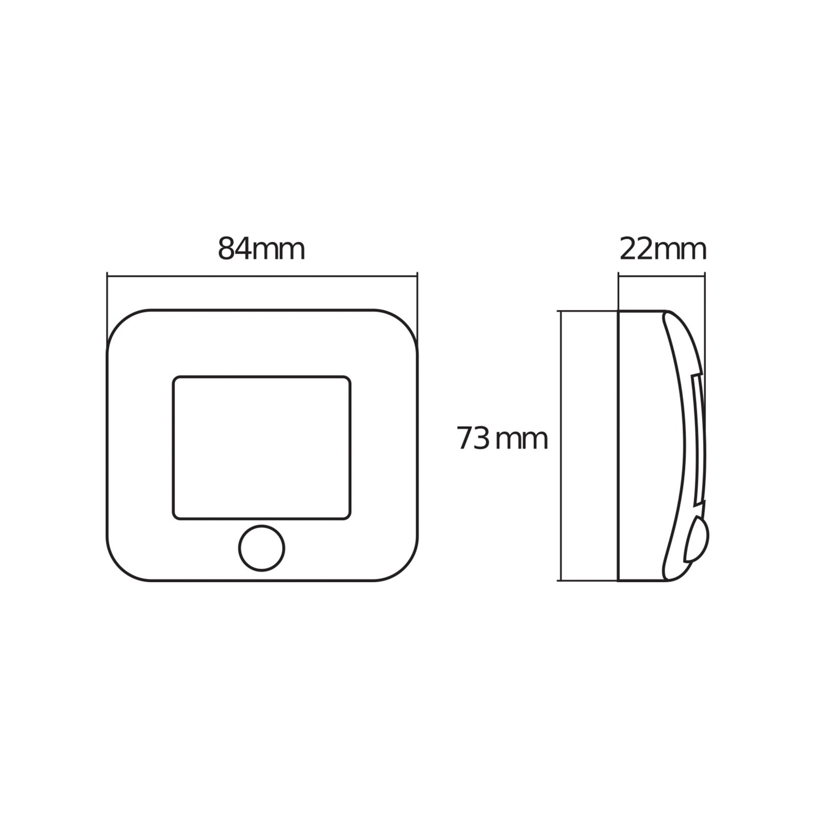 OSRAM Nachtlicht NIGHTLUX HALL, silber Sensor, Batterie IP54