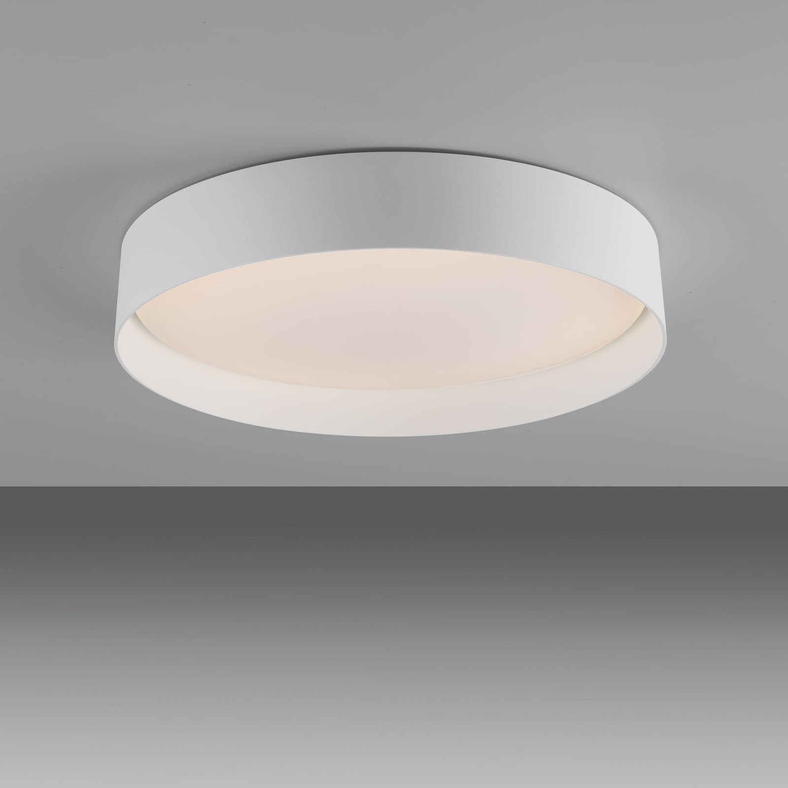 LED lubinis šviestuvas „TAVOLI“, baltas, skersmuo 39 cm, metalas, CCT,