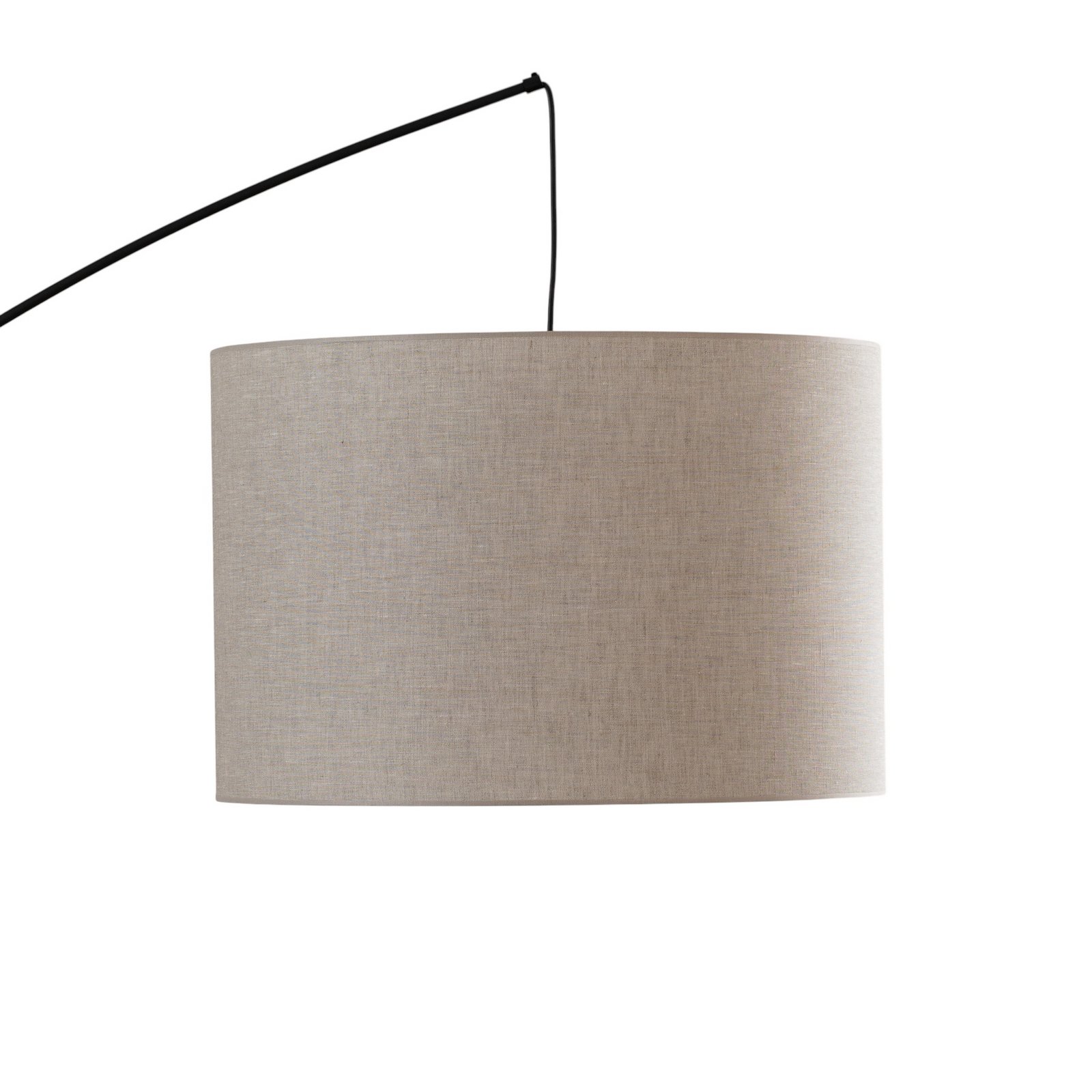 Moby Nature floor lamp with textile shade
