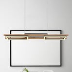 LED hanglamp Illa in houtdesign