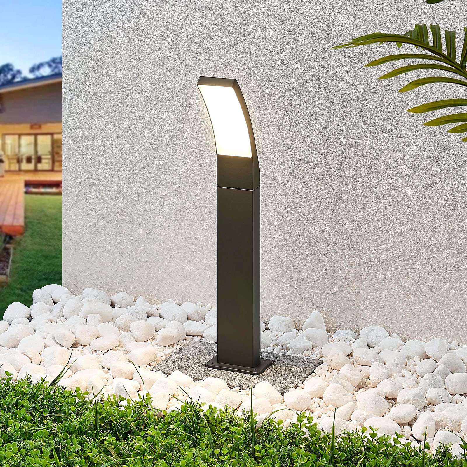 Ilvita Lampe de Jardin Anthracite - Lindby