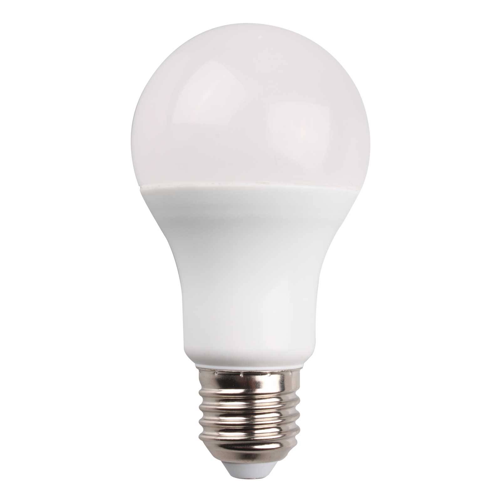 Lightme LED-pære E27 9W RGBW 810 lumen kan dæmpes