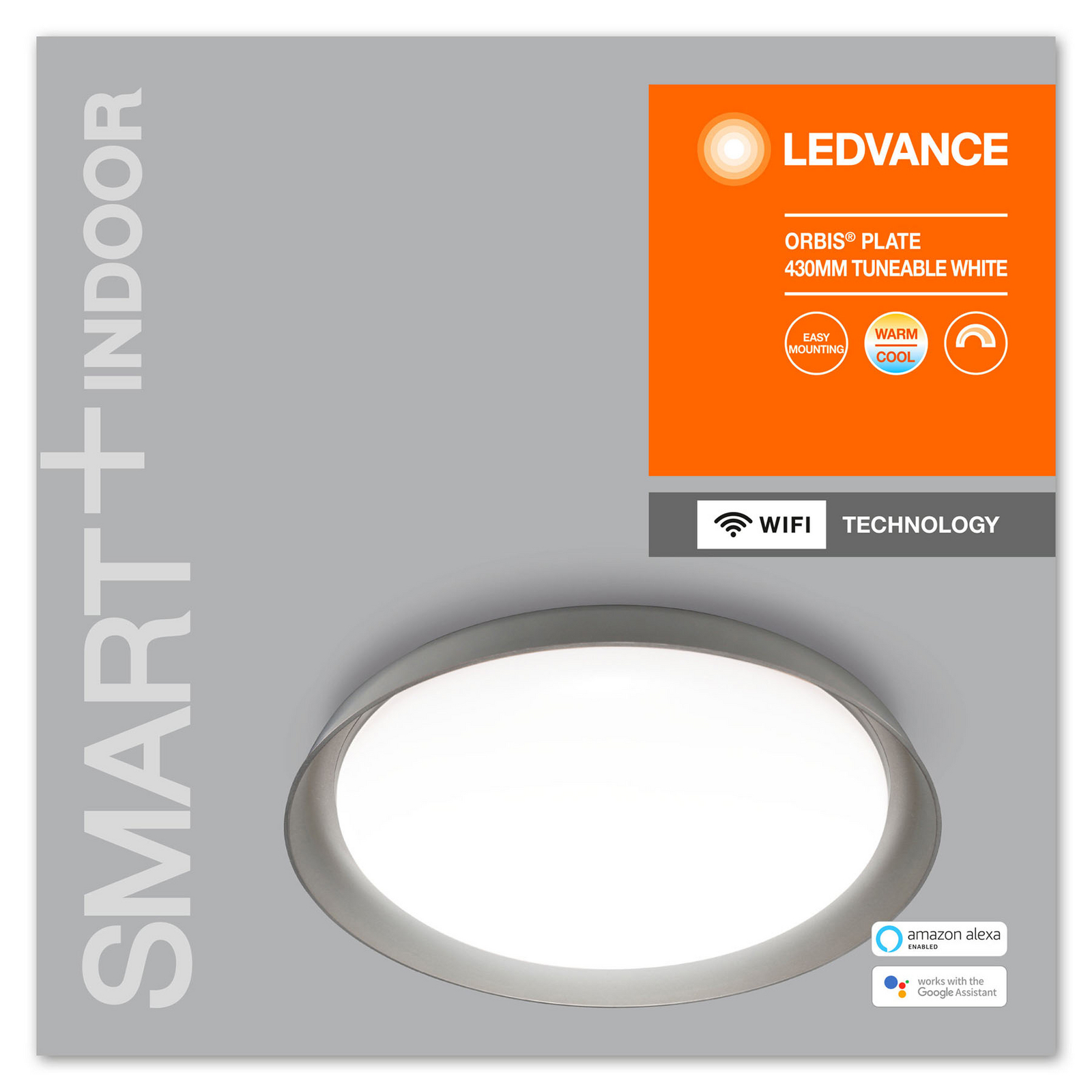 LEDVANCE SMART+ WiFi Orbis Plate 3.000-6.500K 43cm