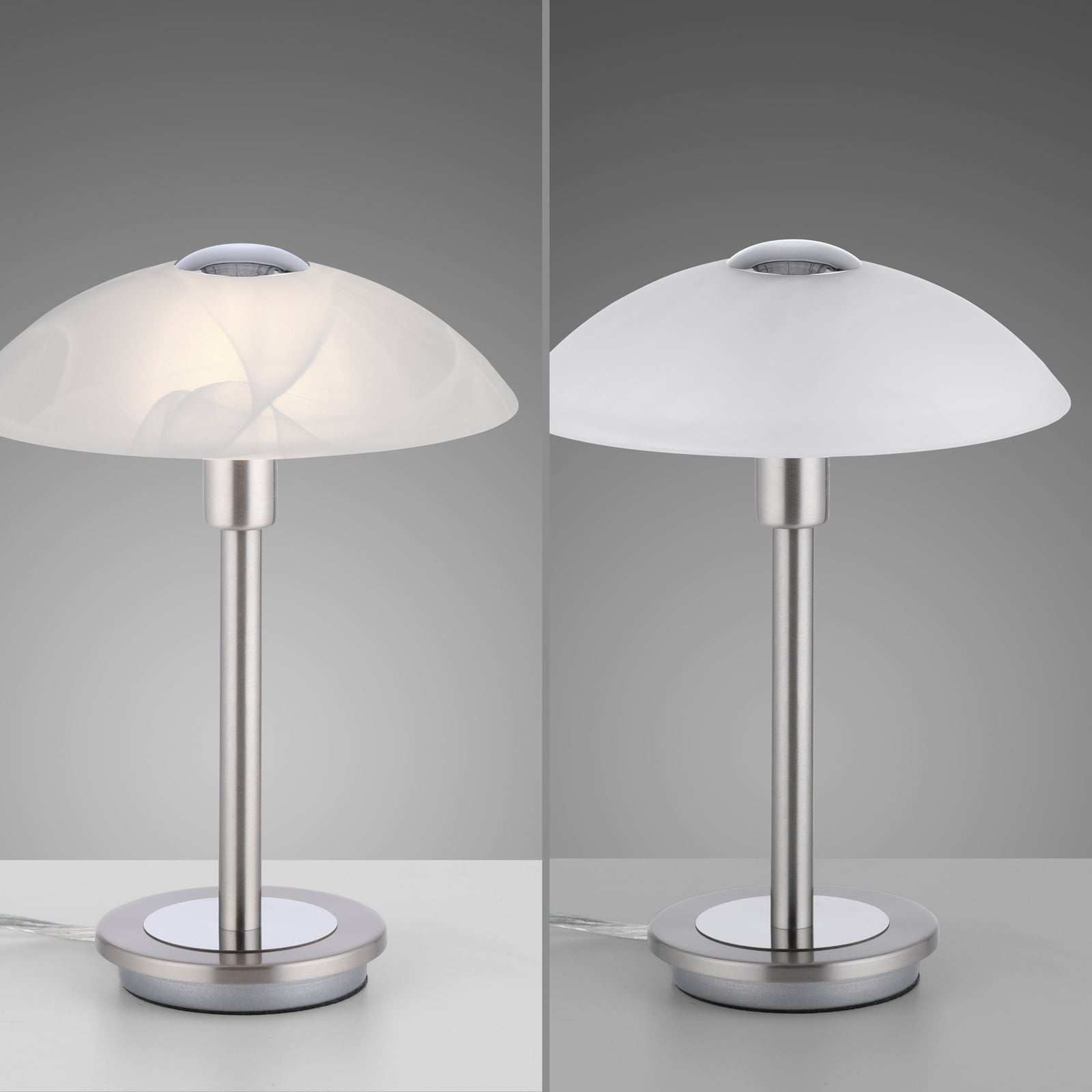 Paul Neuhaus Enova lampe à poser, couleur acier Paul Neuhaus Enova lampe à poser, couleur acier