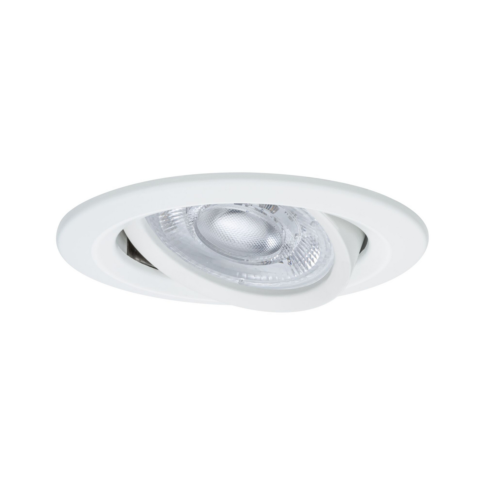 Lámpara empotrable Paulmann NOVA, blanca, Ø 9 cm, orientable, 840, atenuable