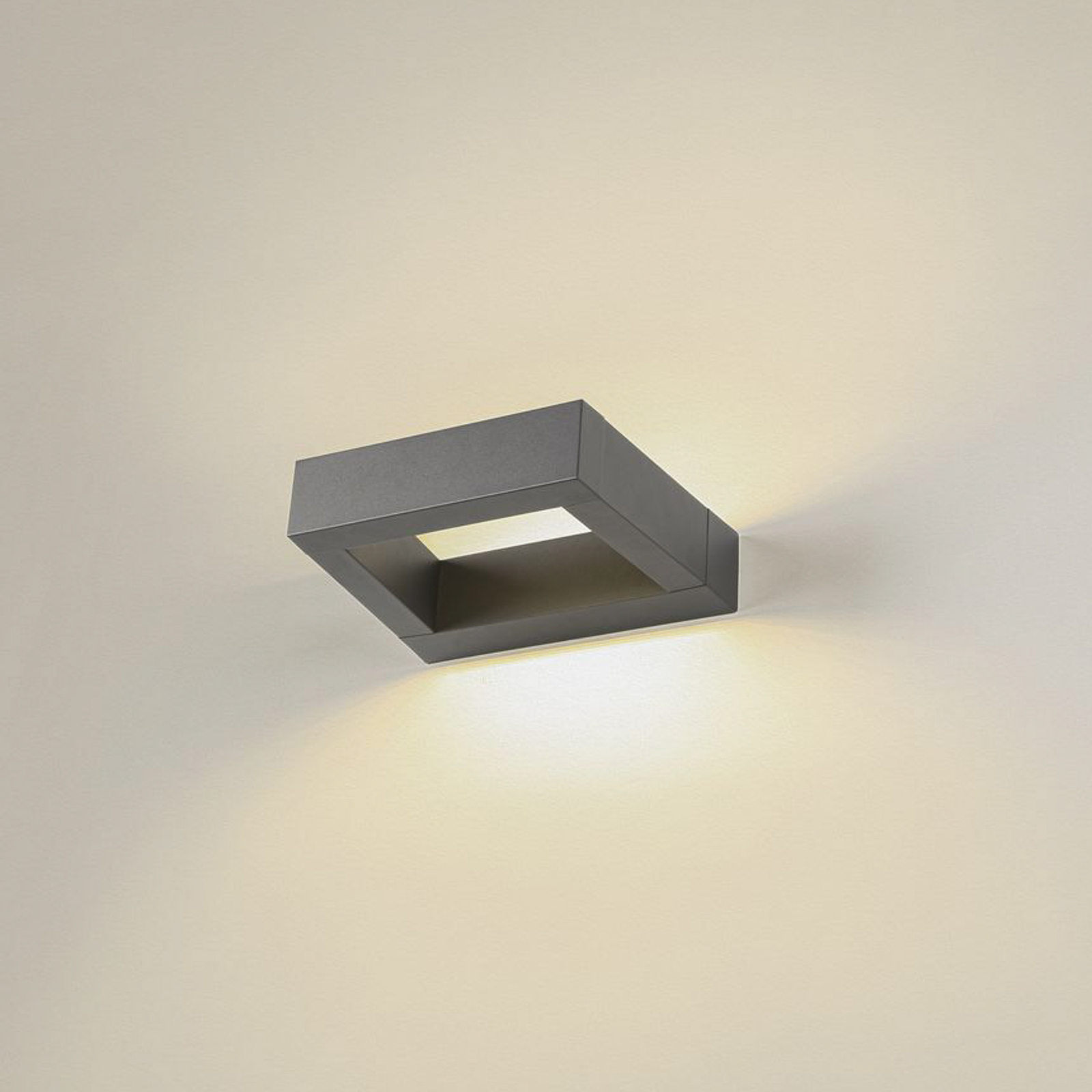 SLV Bookat Aplique de exterior LED con foco indirecto