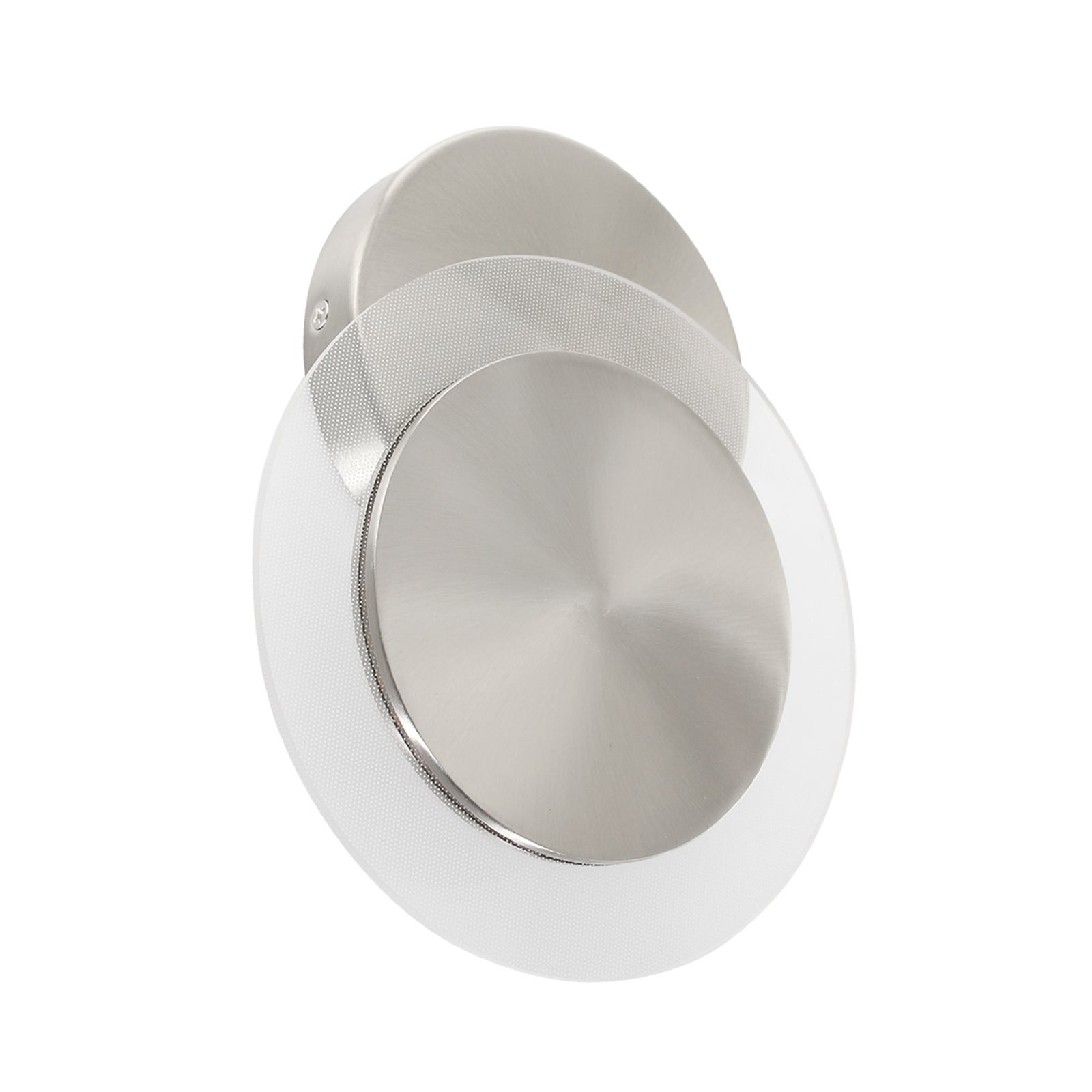 LED sienas lampa „Lido“, tērauda pelēka, metāls, 2700 K