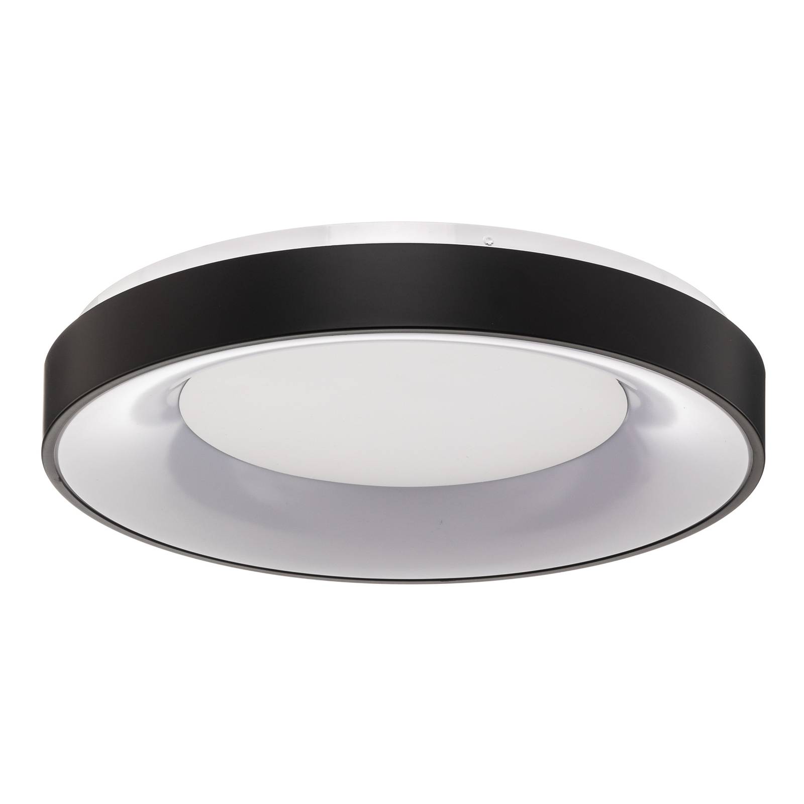 Plafonnier LED Rondo CCT télécommande noir