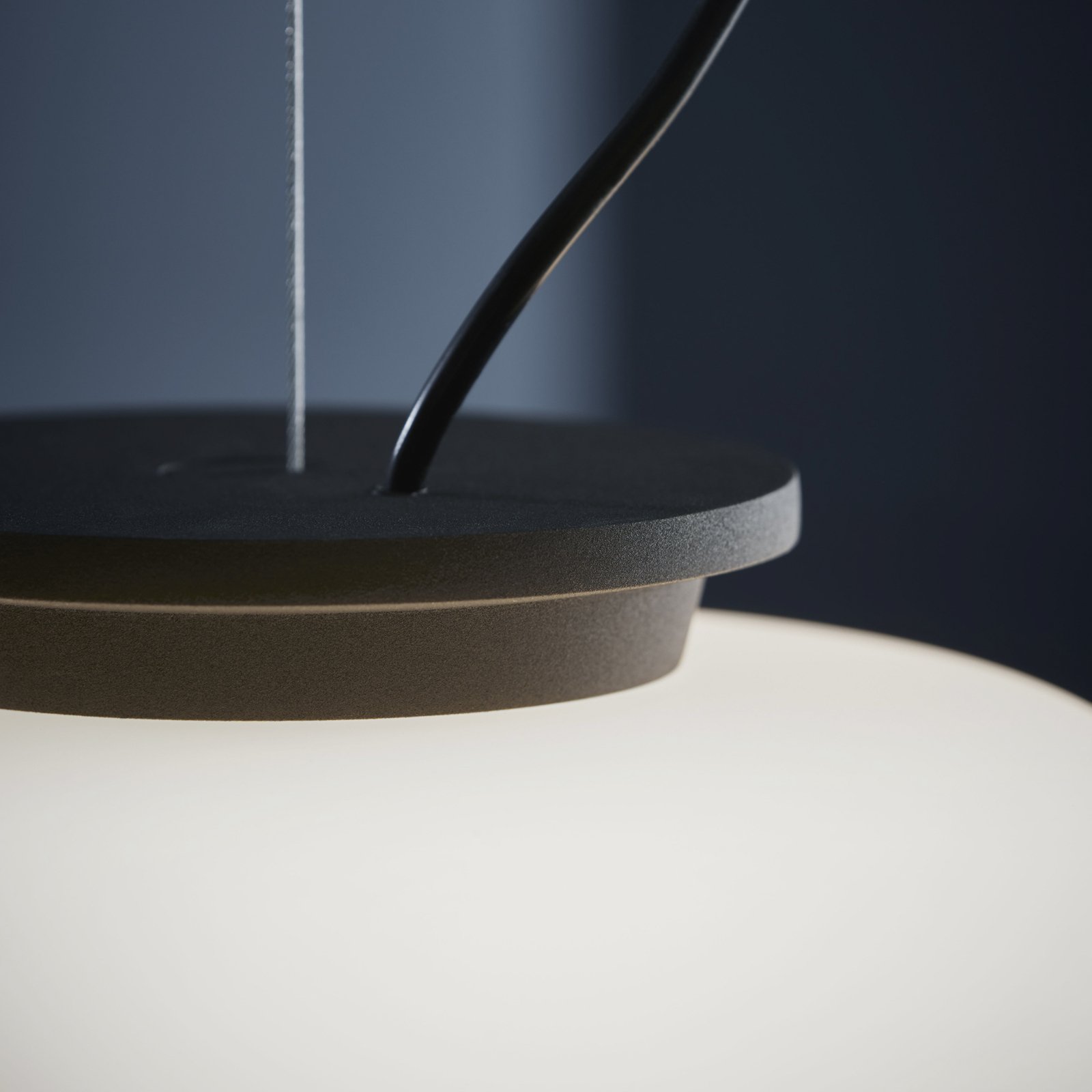 Supernate Hanglamp Ø38 Opaal White/Black - Frandsen