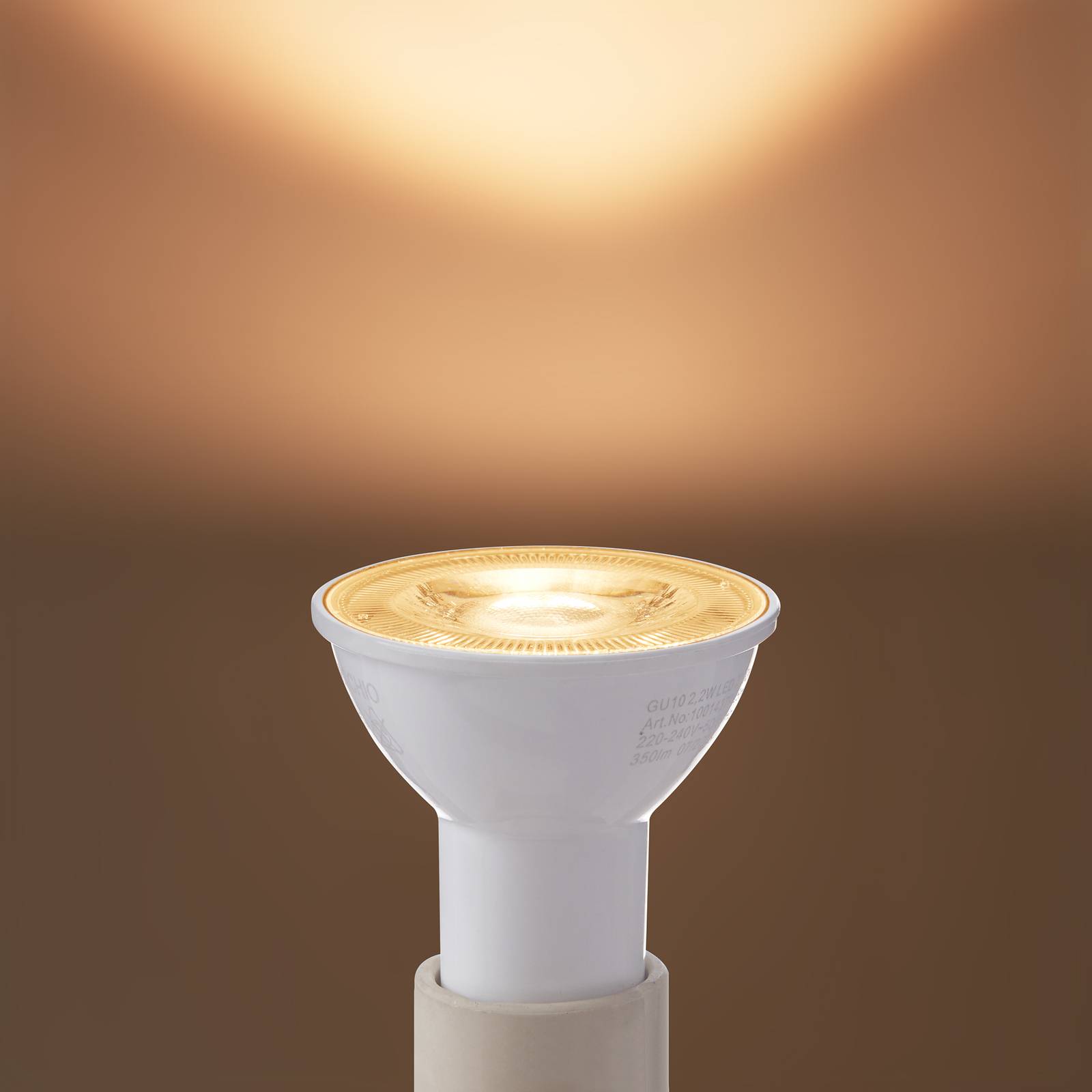 Arcchio LED žiarovka GU10 2,2 W 2700K 350 lumenov