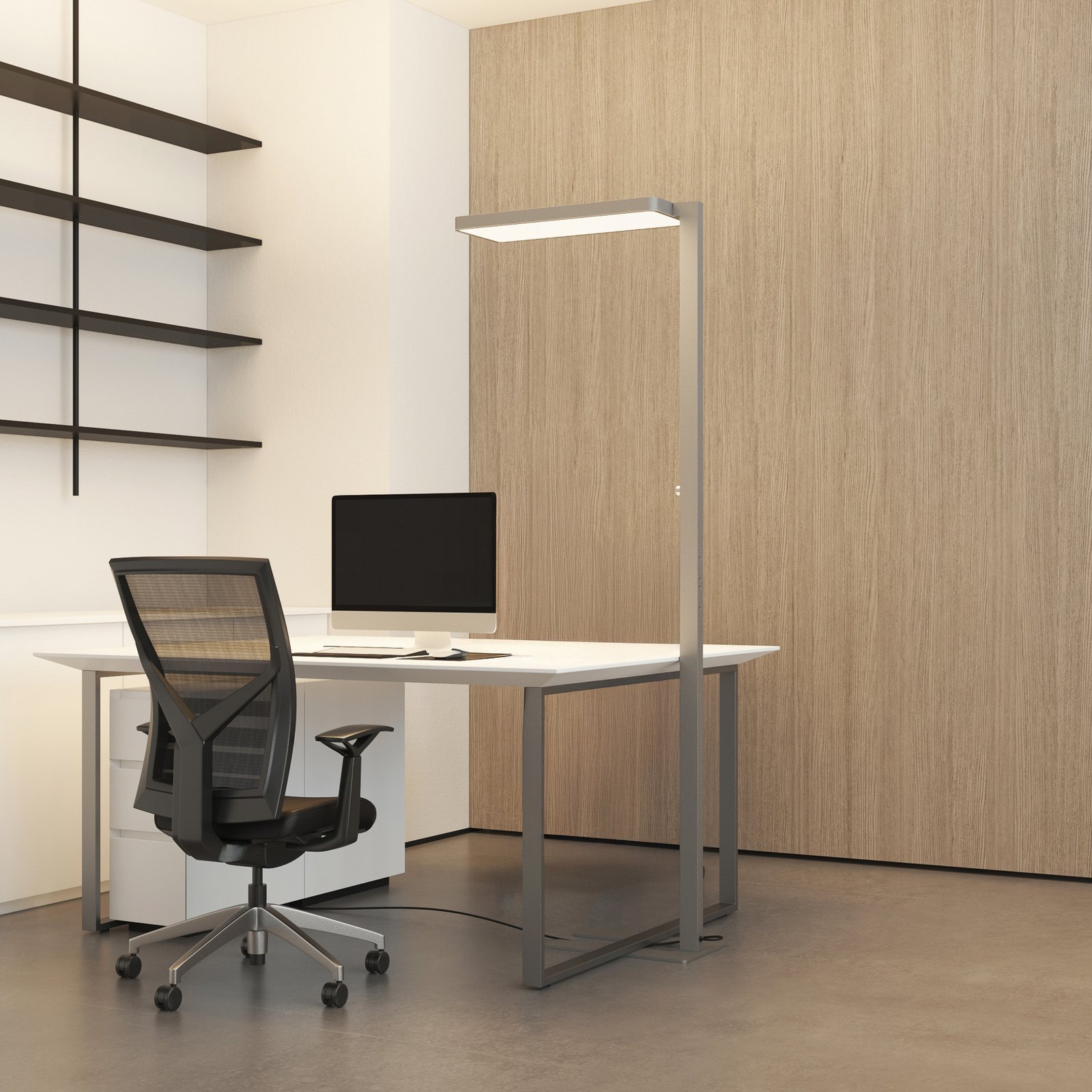 Timon LED Lampadaire Argent - Arcchio