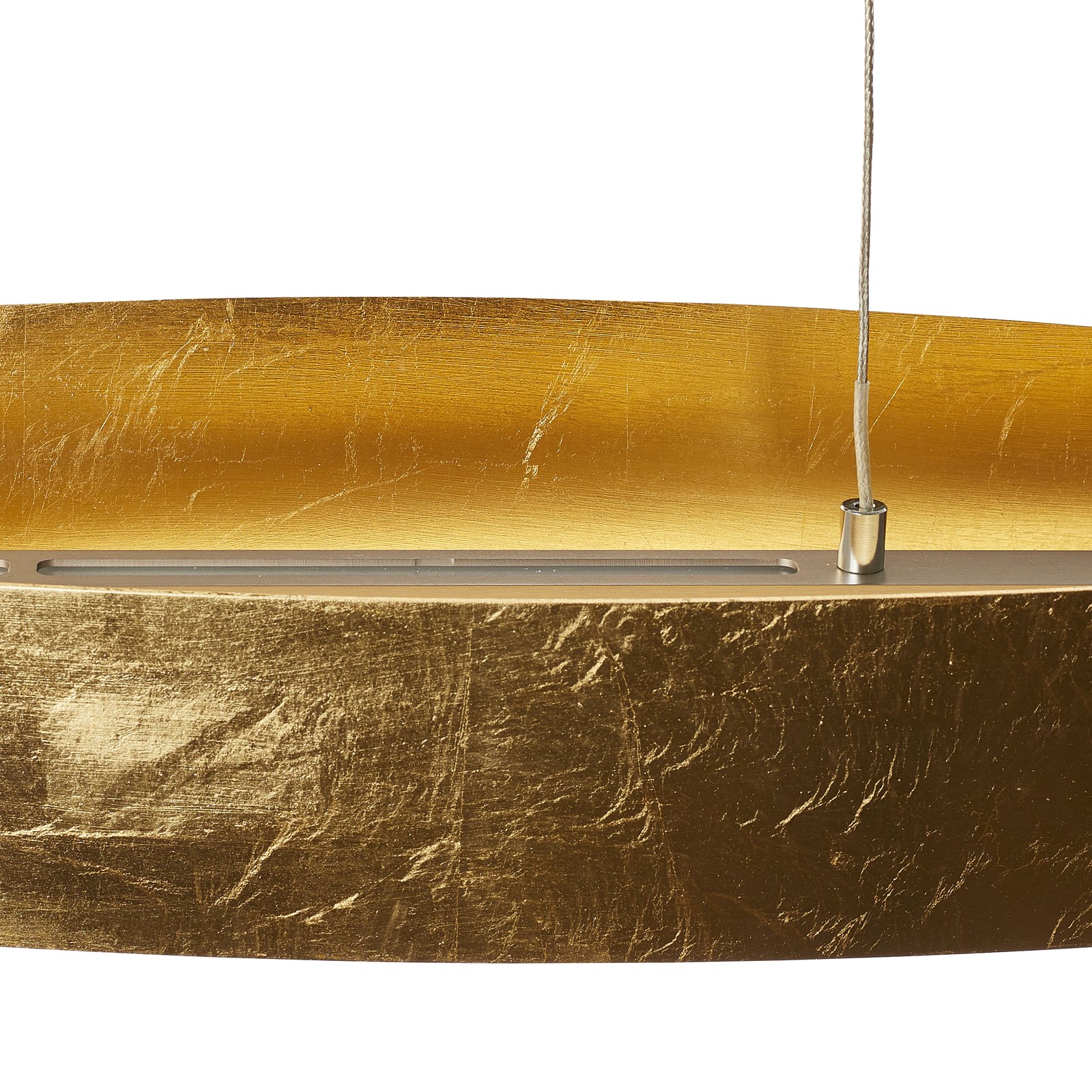Lampa wisząca LED Rothfels Lian, ściemniana, złota