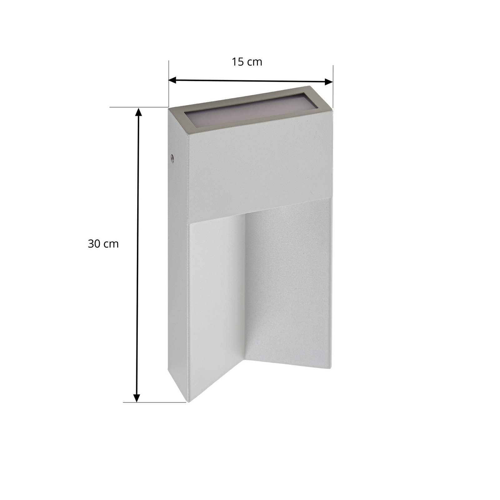 Lucande Kaholo LED kültéri fali világítás, világosszürke, CCT, IP44