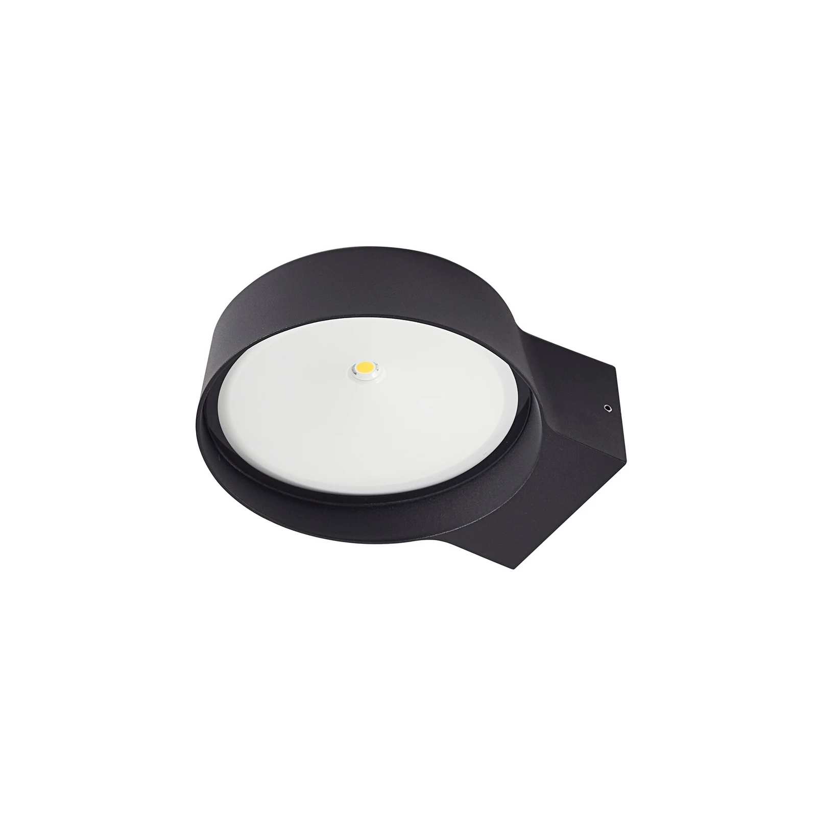 Lindby, applique d'extérieur LED Jesiba, anthracite, aluminium, Ø 16 cm
