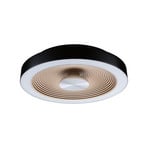Volea LED Plafonnier Ø32 IP44 Dim. Noir/Or - Paulmann