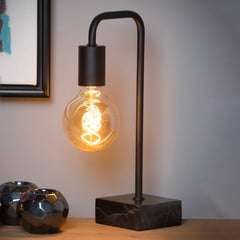 Lampada da tavolo Lorin in nero