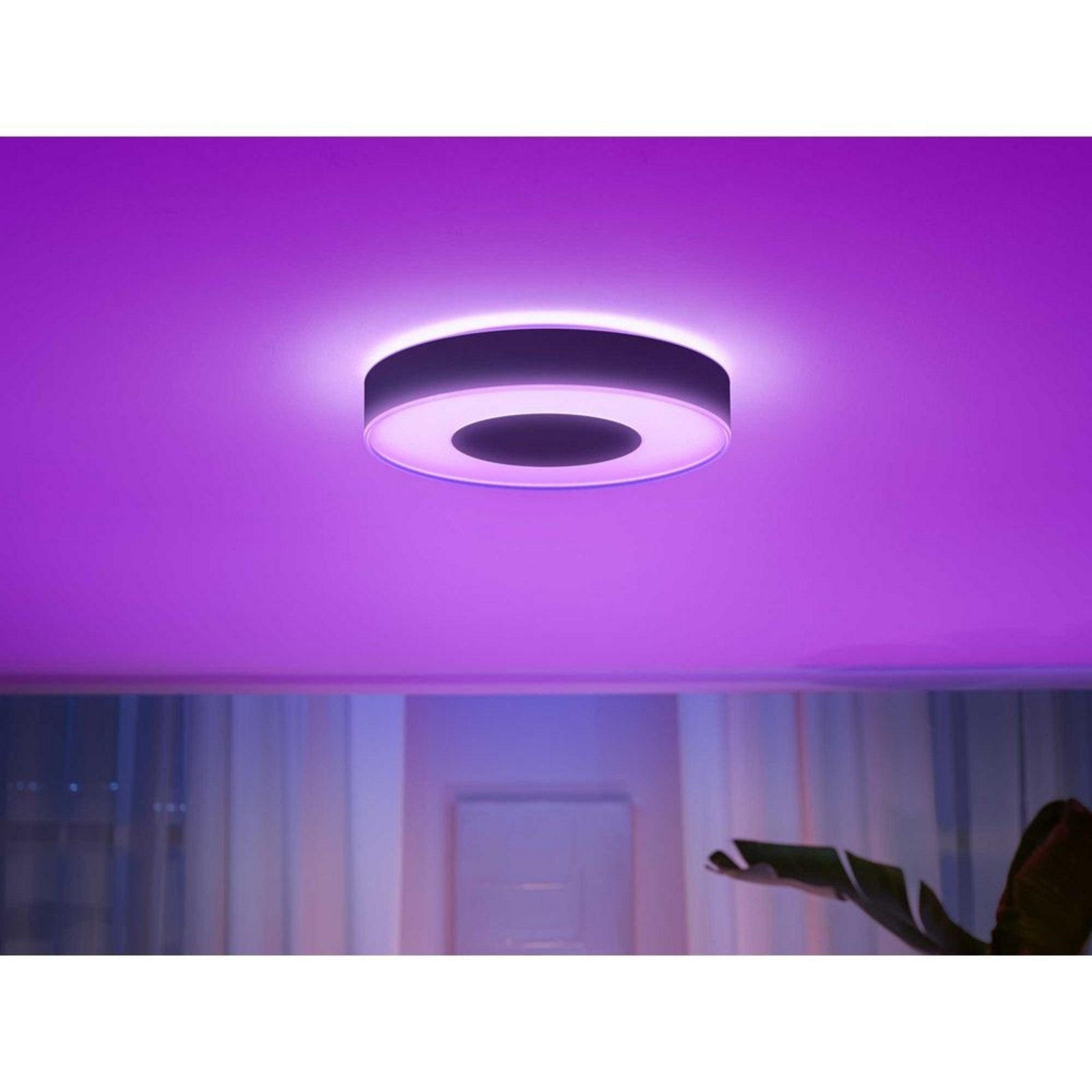 Infuse L Hue Stropné Lampa White&Color Amb. Black - Philips Hue