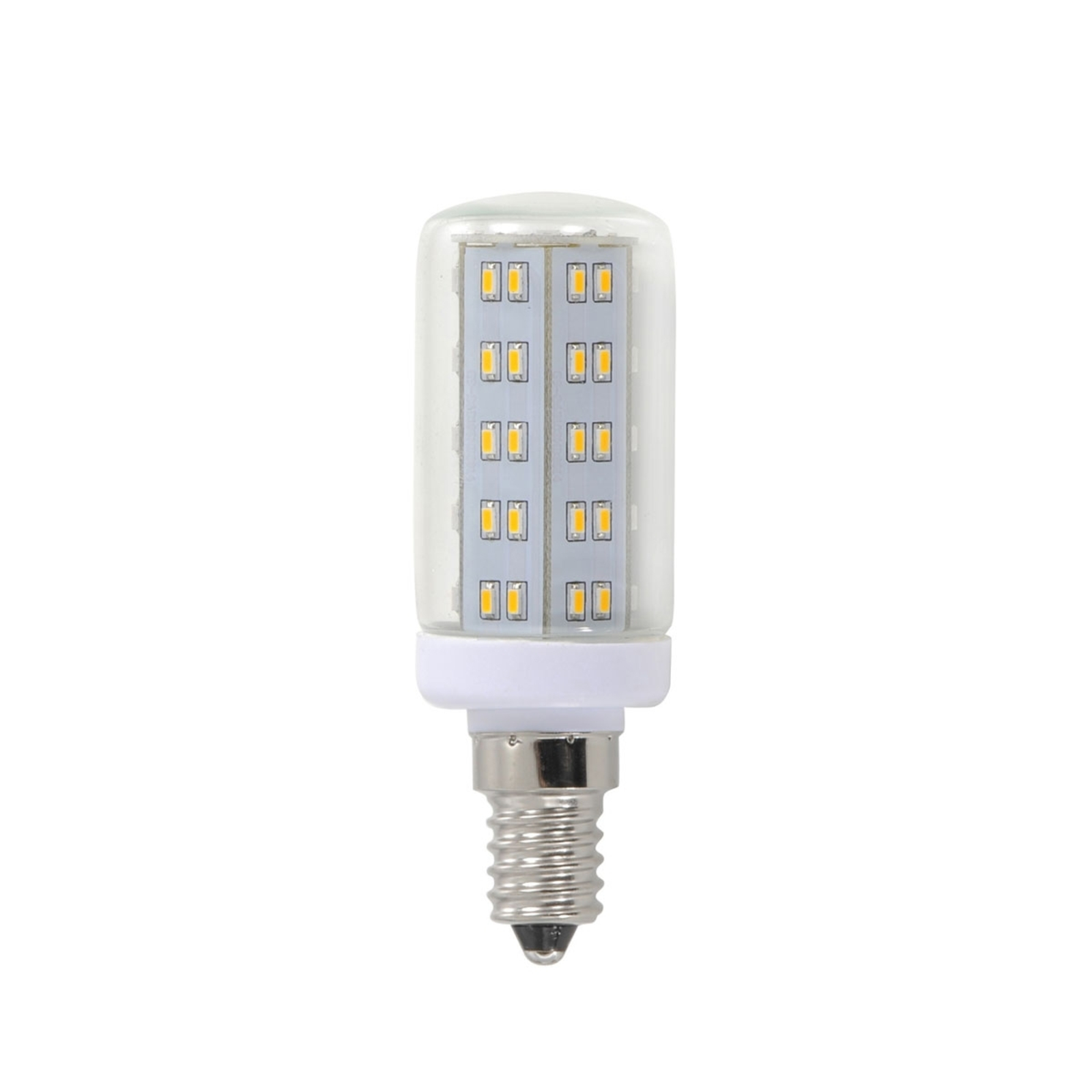 E14 4W LED-Lampe in Röhrenform klar mit 69 LEDs