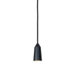 Massiv Double Conic Pendant Black - Konsthantverk