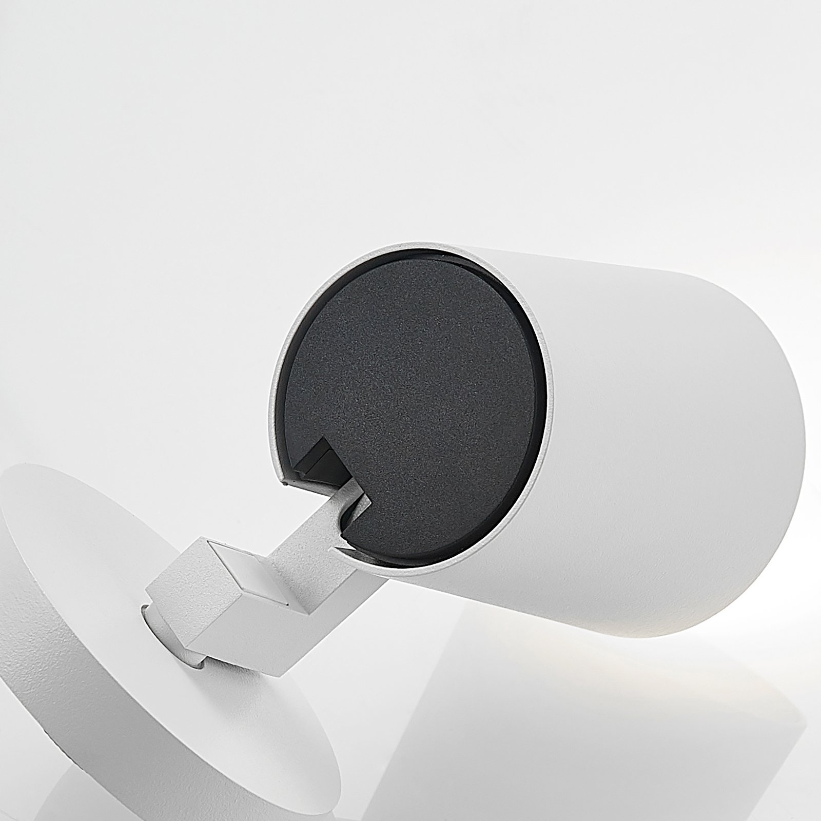 Arcchio Iavo spotlight, round, one-bulb, white