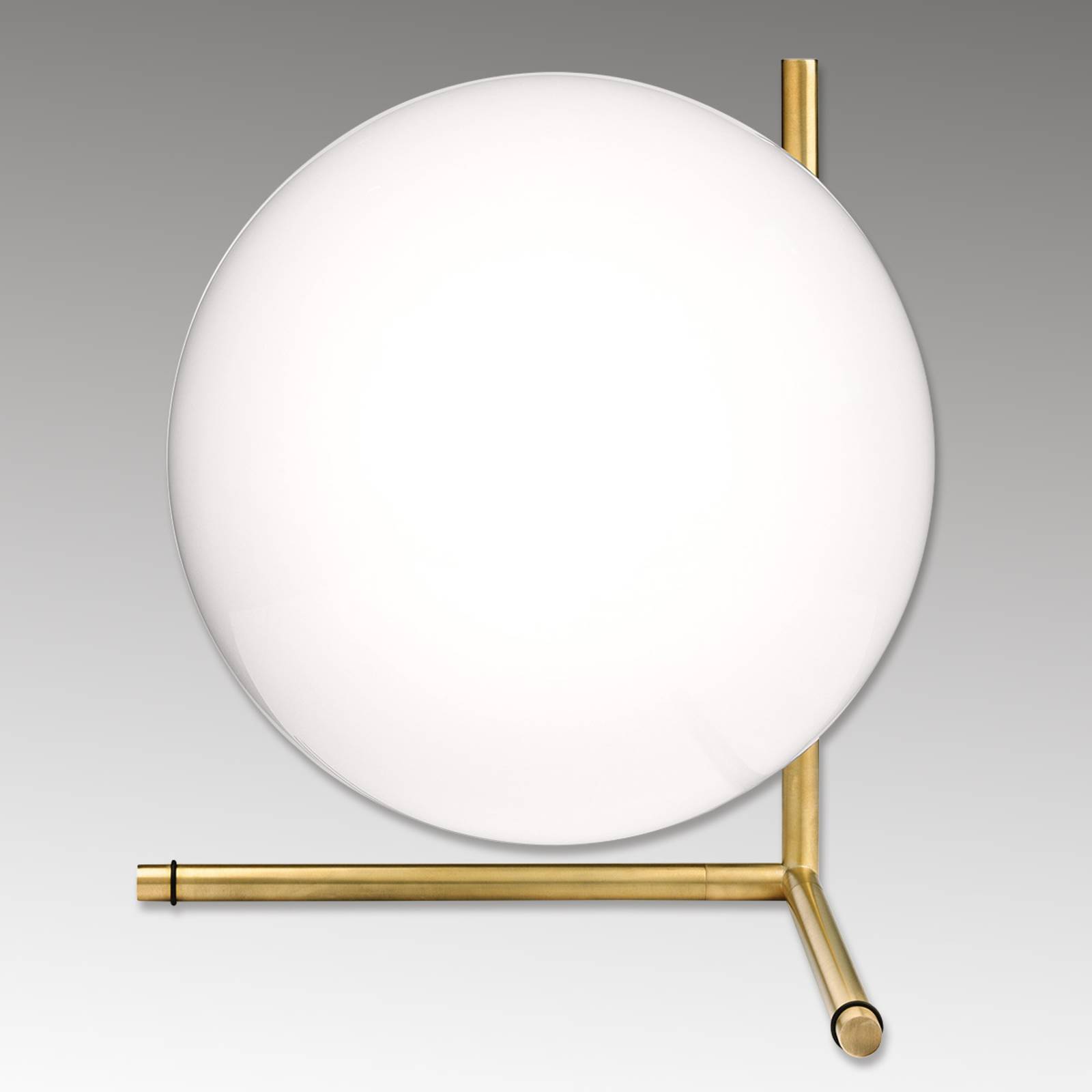 Lampa stołowa FLOS IC T2, szczotkowany mosiądz