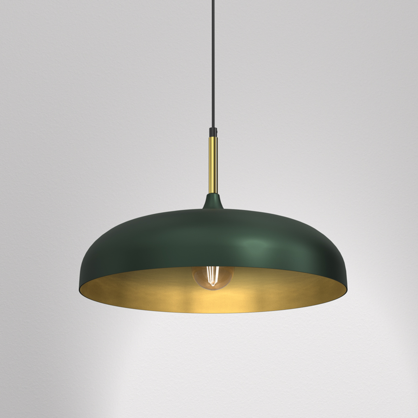 green pendant light