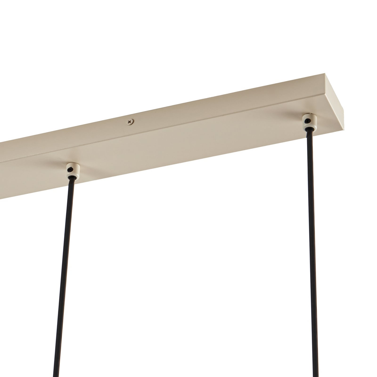 Lindby hanglamp Kardis, 4-lamps, beige, lengte 70 cm