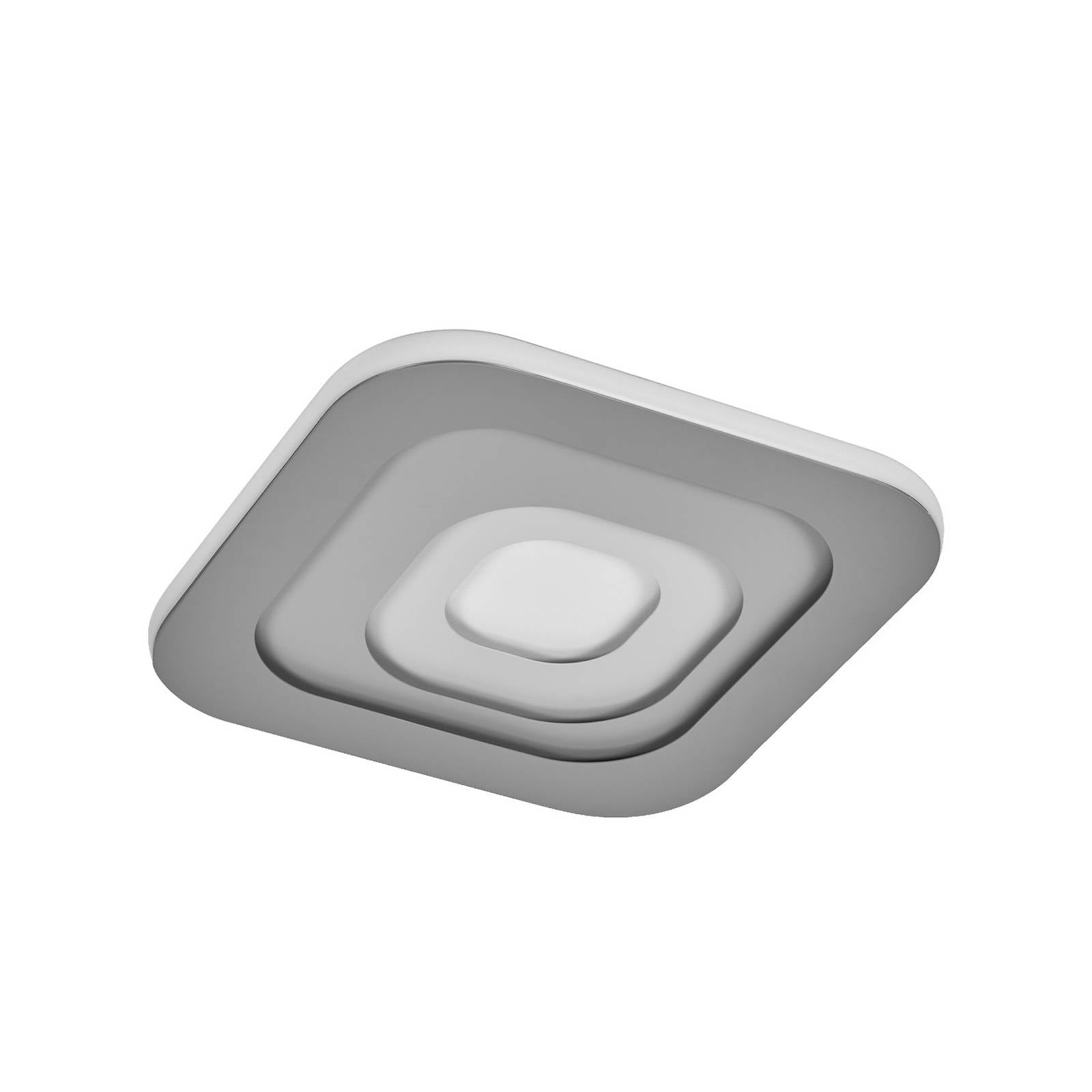 OSRAM LED-Deckenlampe ORBIS SPIRAL SQUARE, 50 x 50 cm, grau