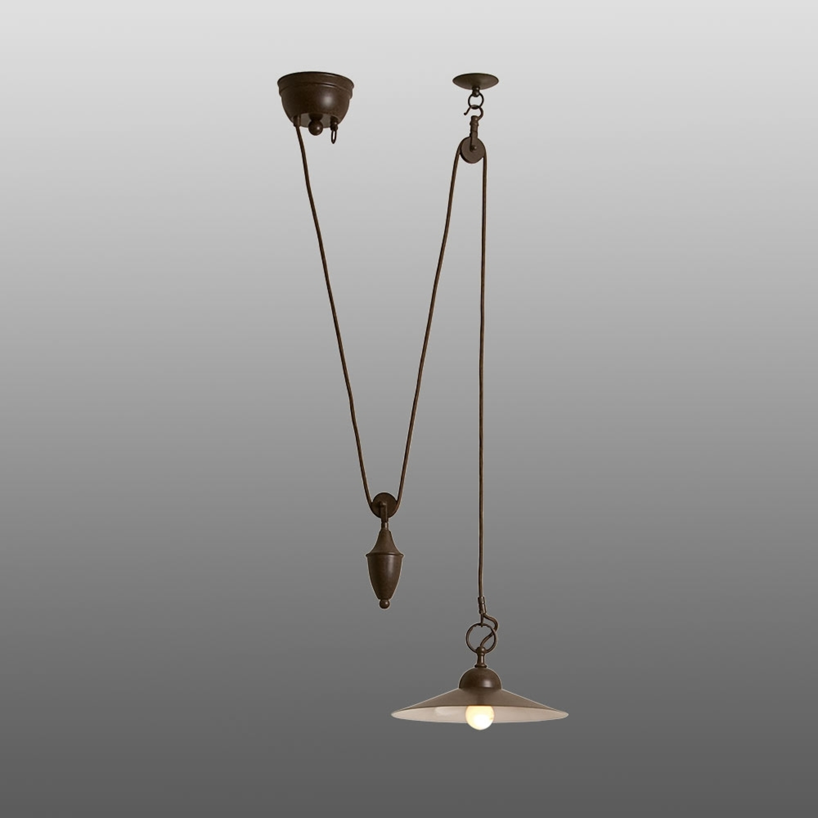 Height adjustable Pusta hanging light