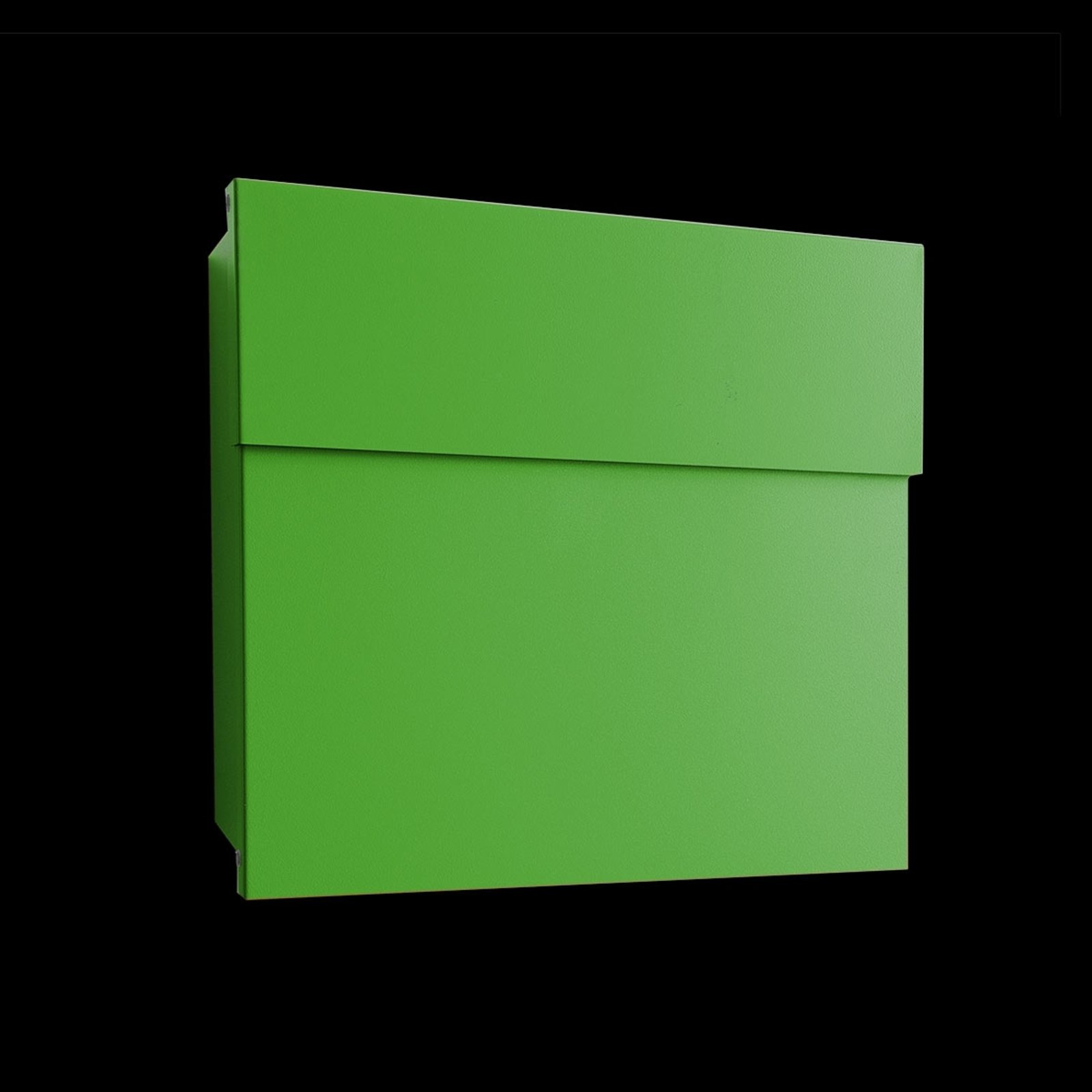 Letterman IV designer letterbox, green